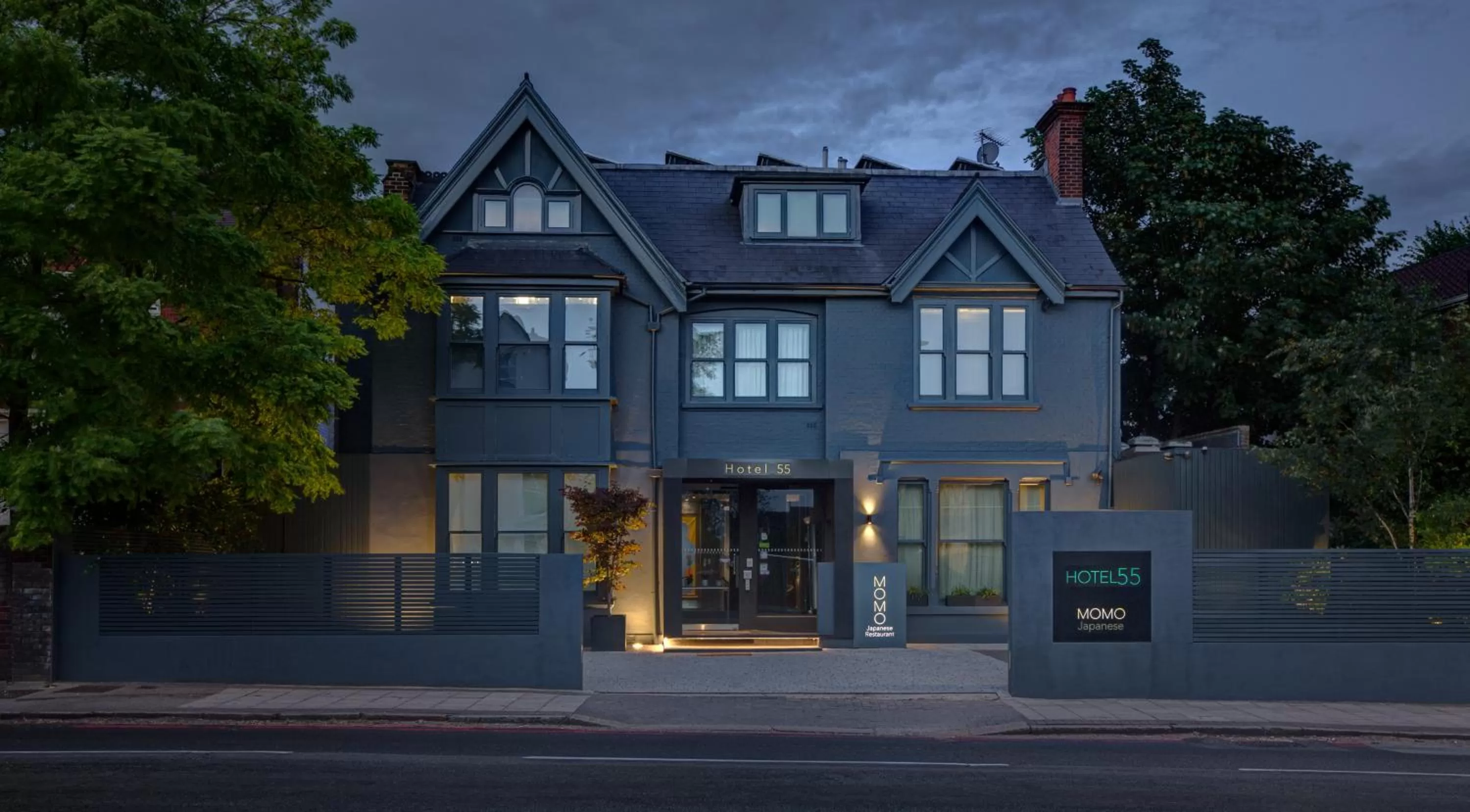 Facade/entrance in Hotel 55