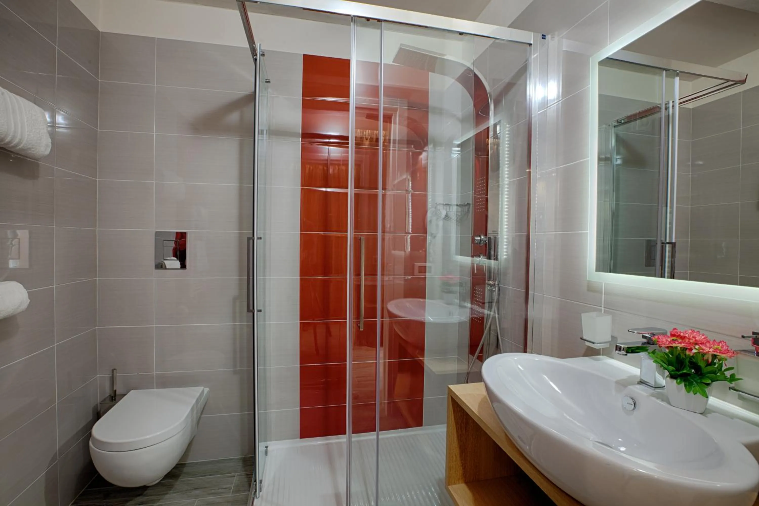 Shower in Hospitality Hotel
