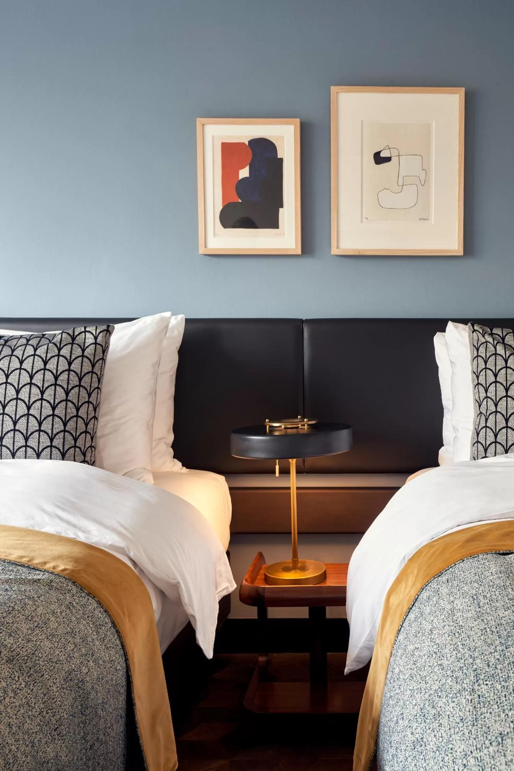 Bed in Park Centraal Amsterdam, part of Sircle Collection