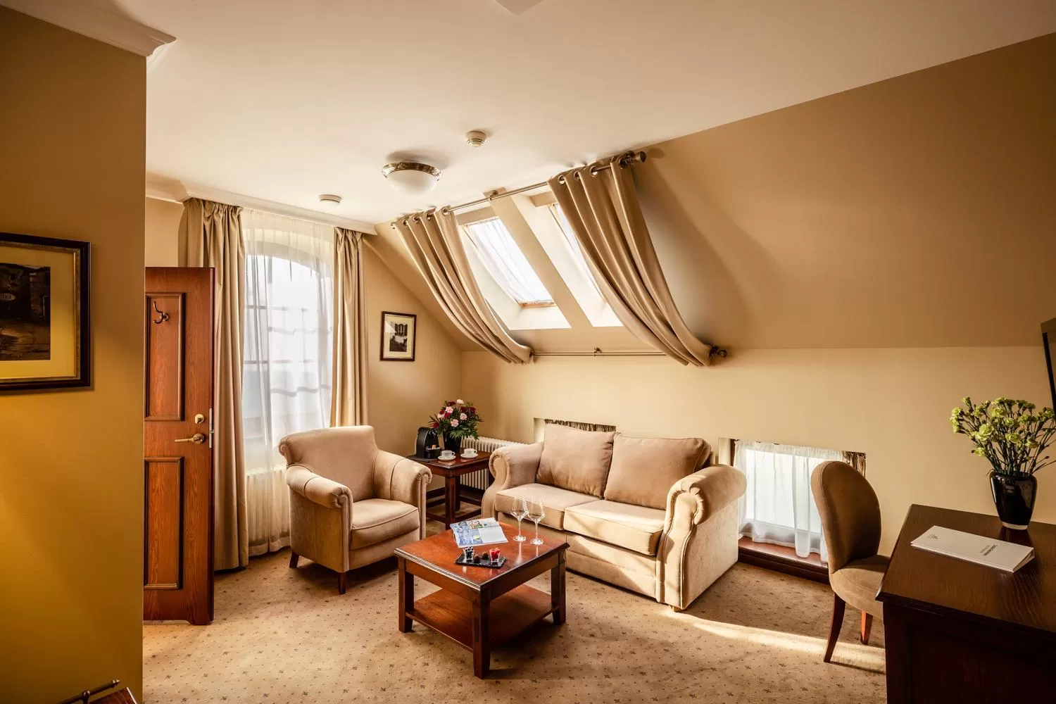 Living room in Zamek Topacz