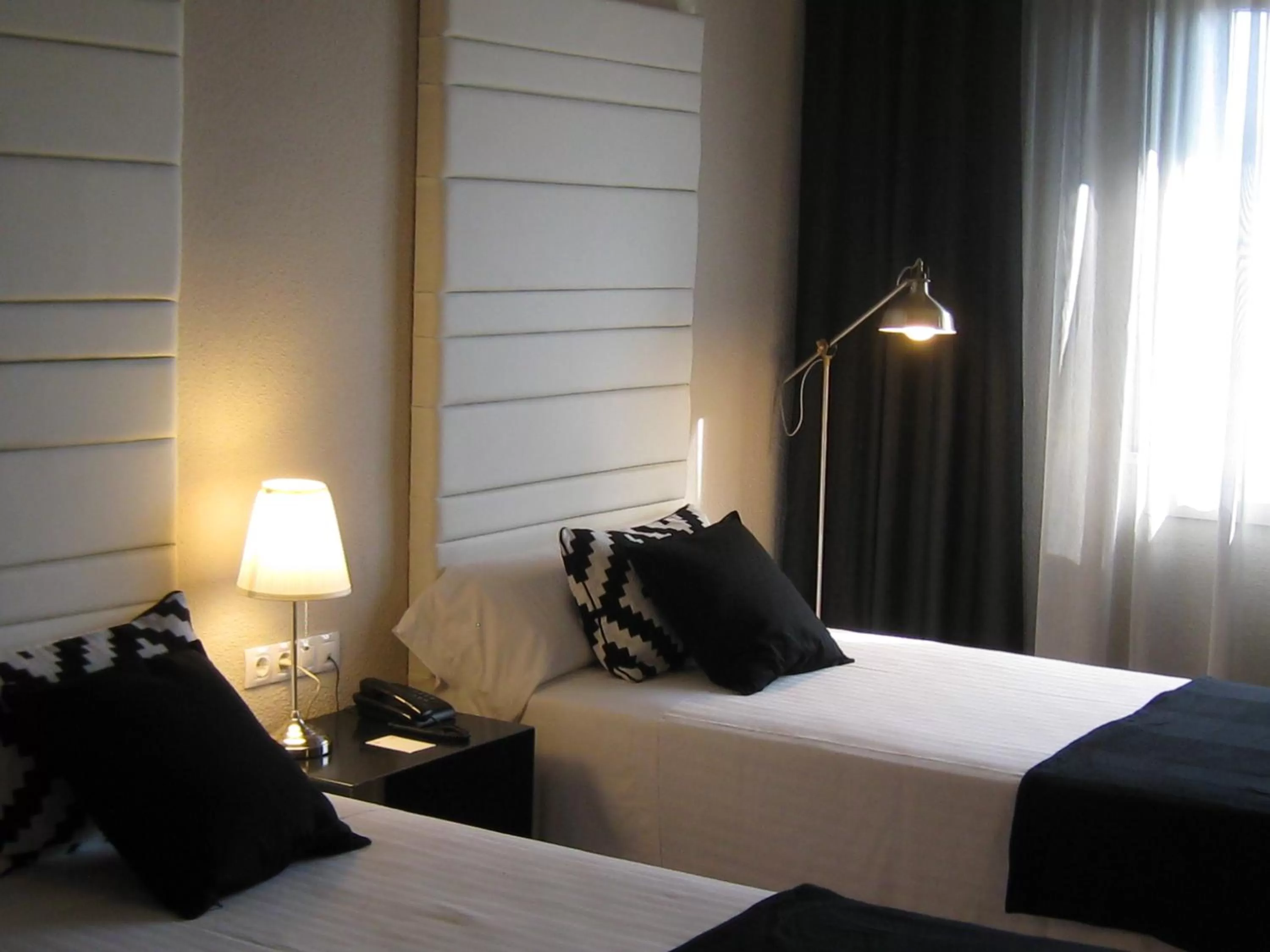 Bed in Habitus Hotel Leyre