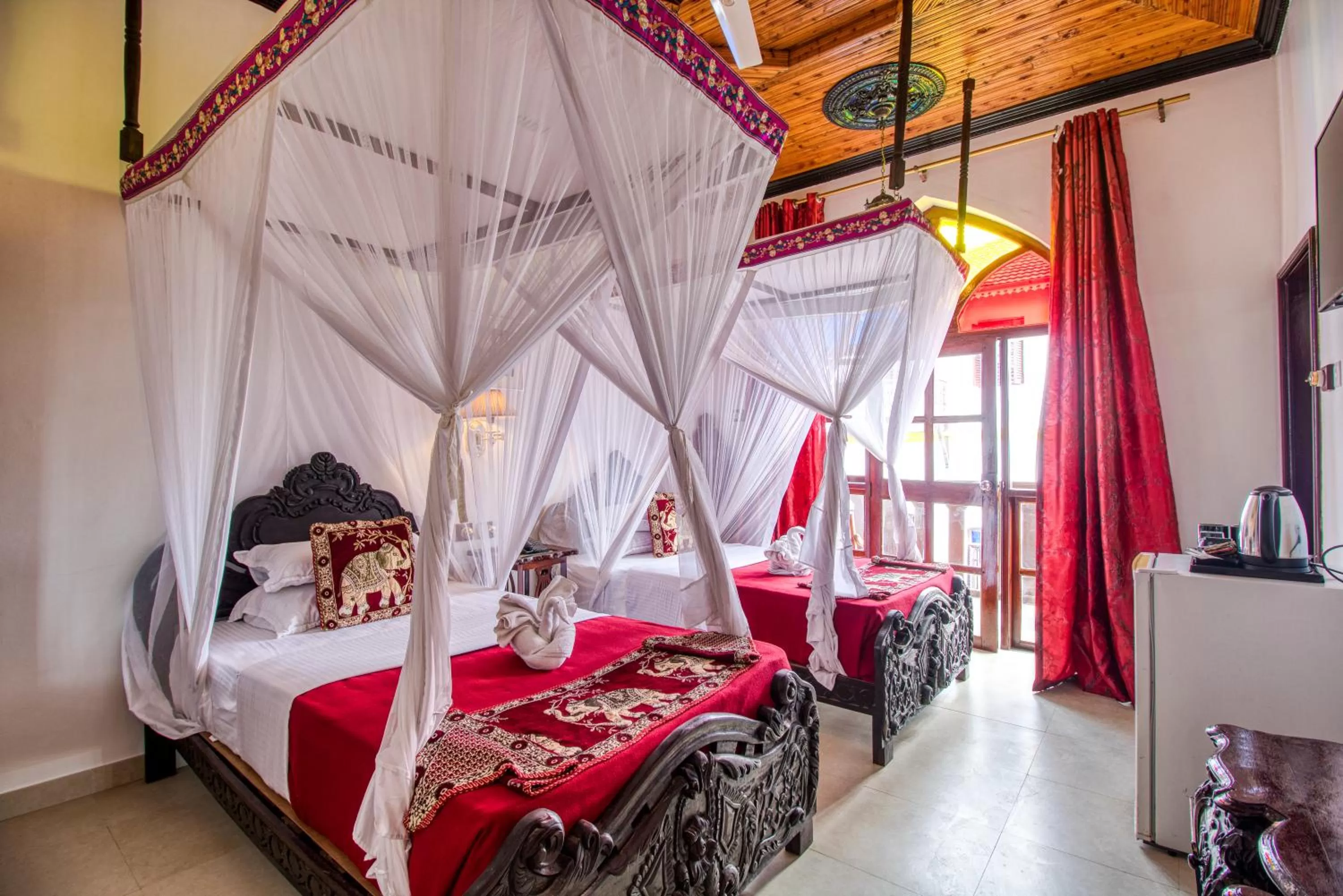 Bed in Tembo House Hotel