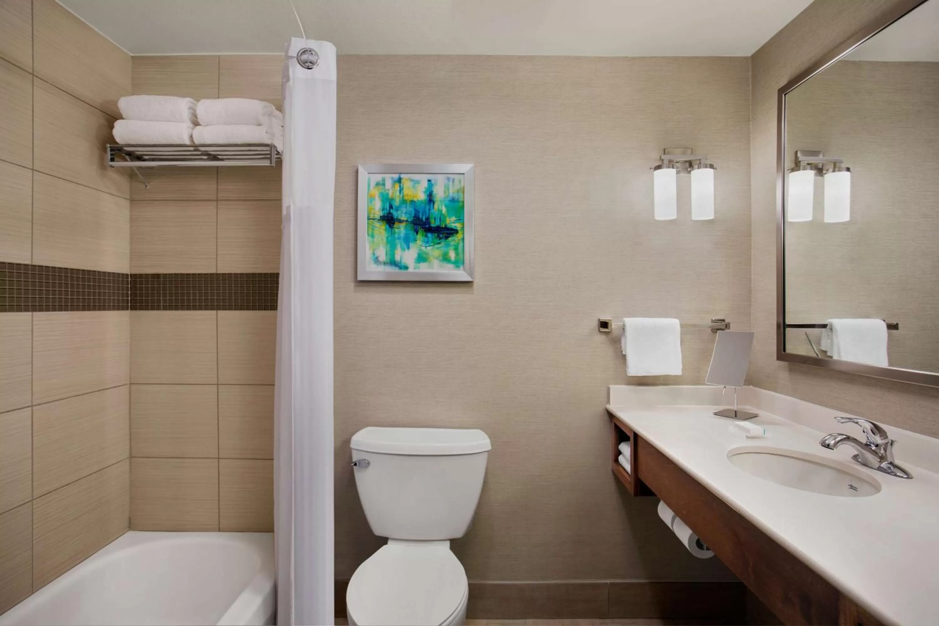 Bathroom in Hilton Garden Inn Lubbock