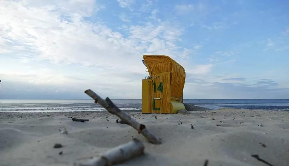 Beach in Hotel Deichgraf