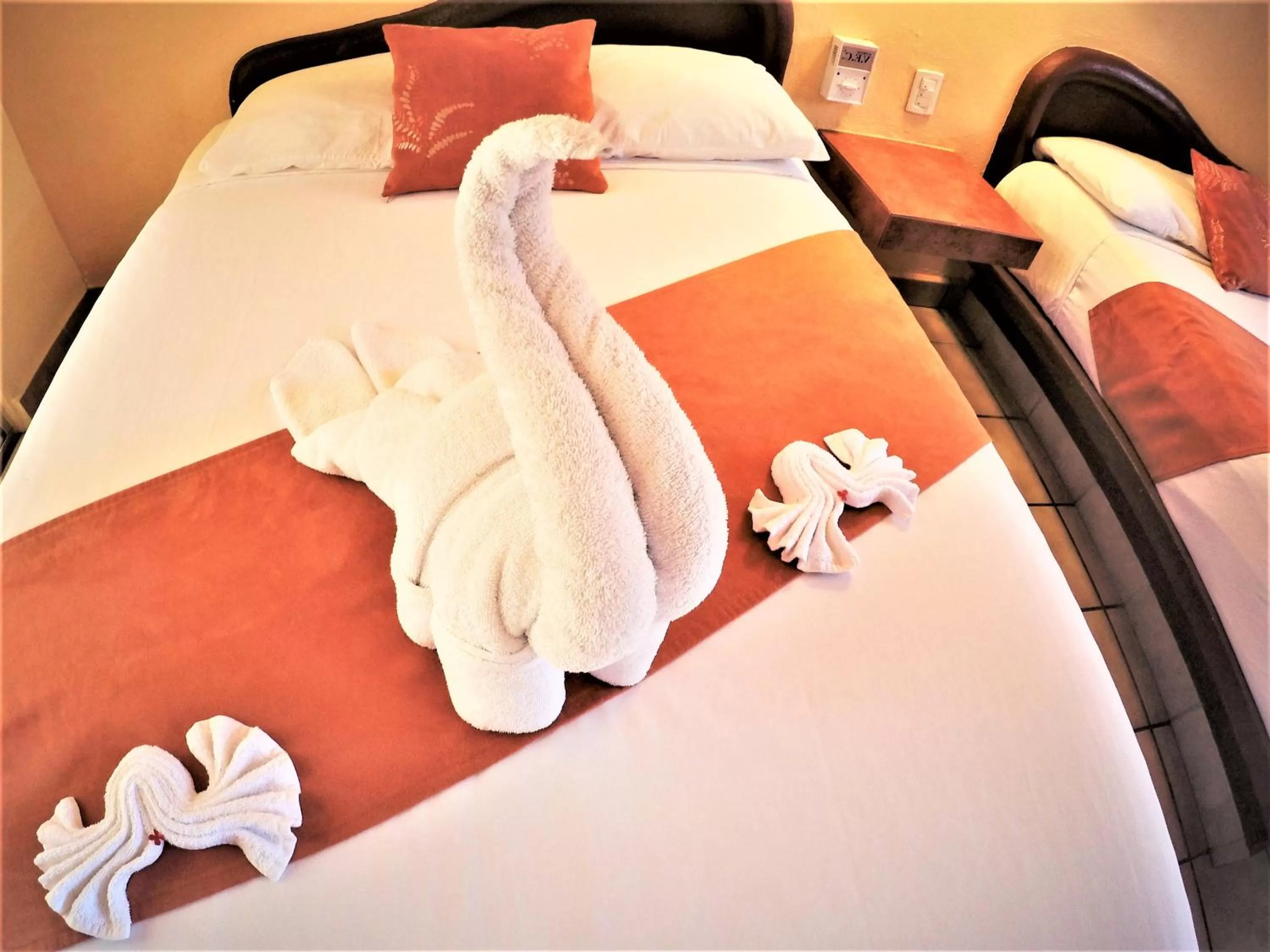 Bed in Hotel LunaSol