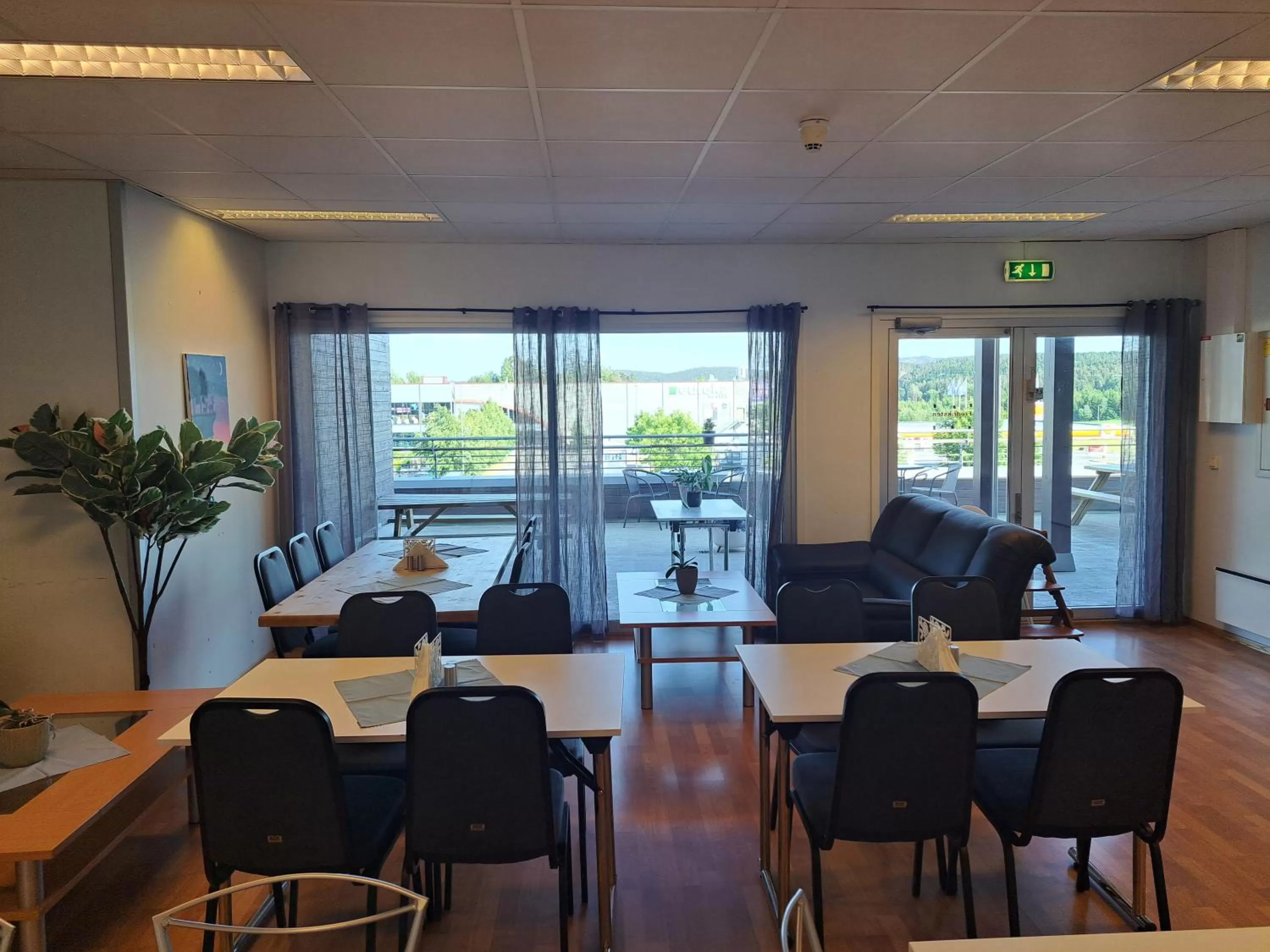 Seating area in Motell Svinesundparken