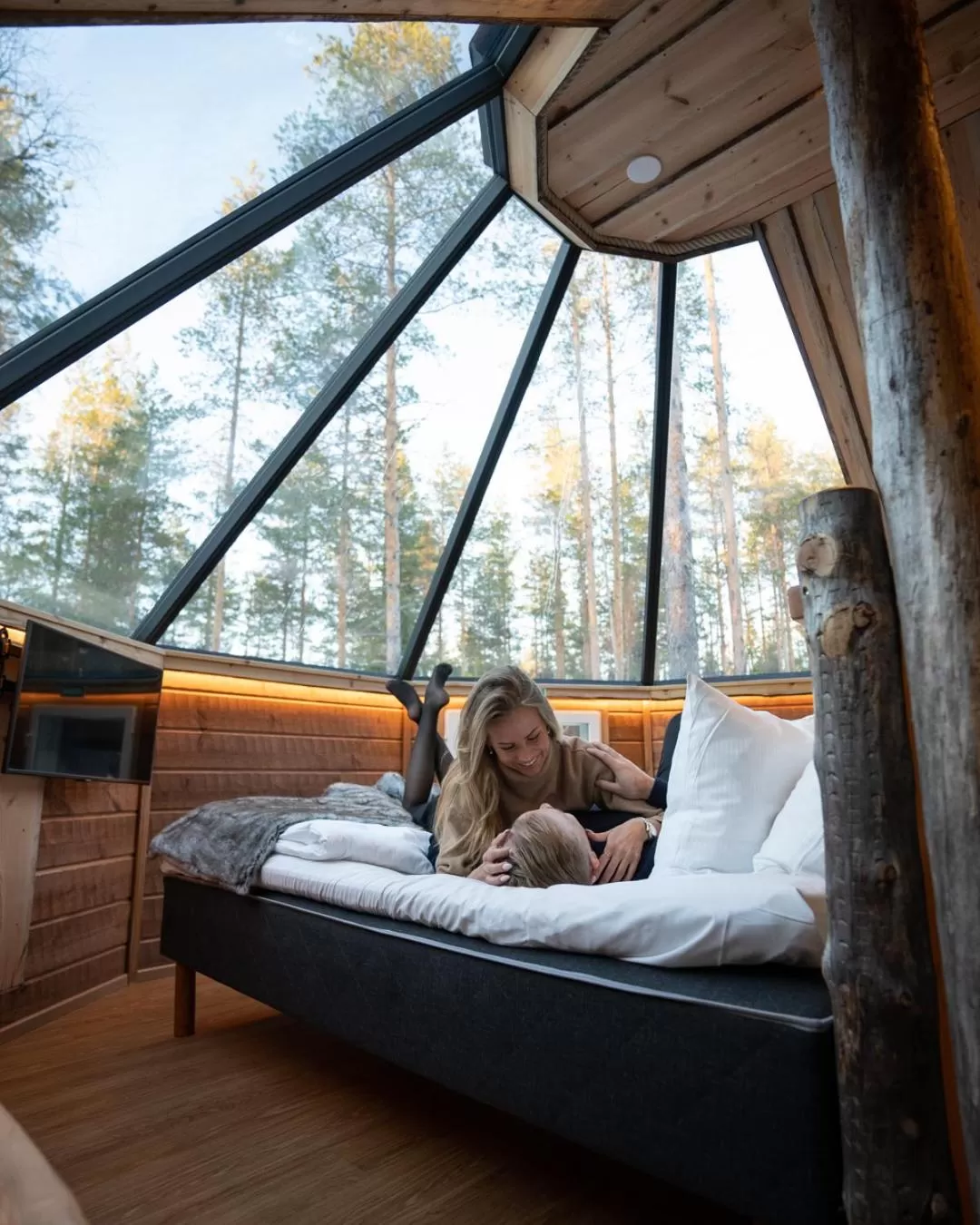 Bed in Hotel & Spa Resort Järvisydän