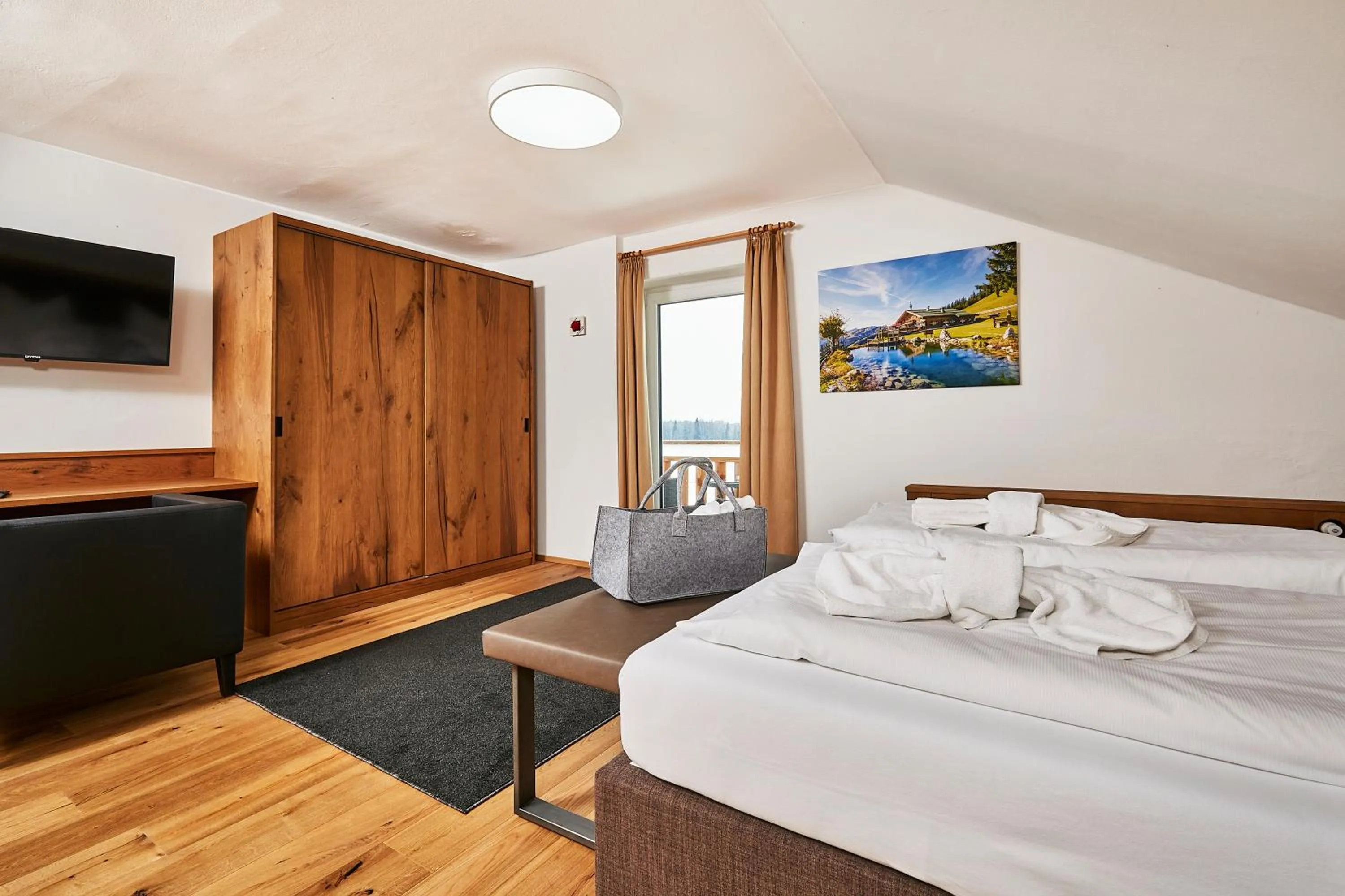 Bed in Hotel Rupertihof