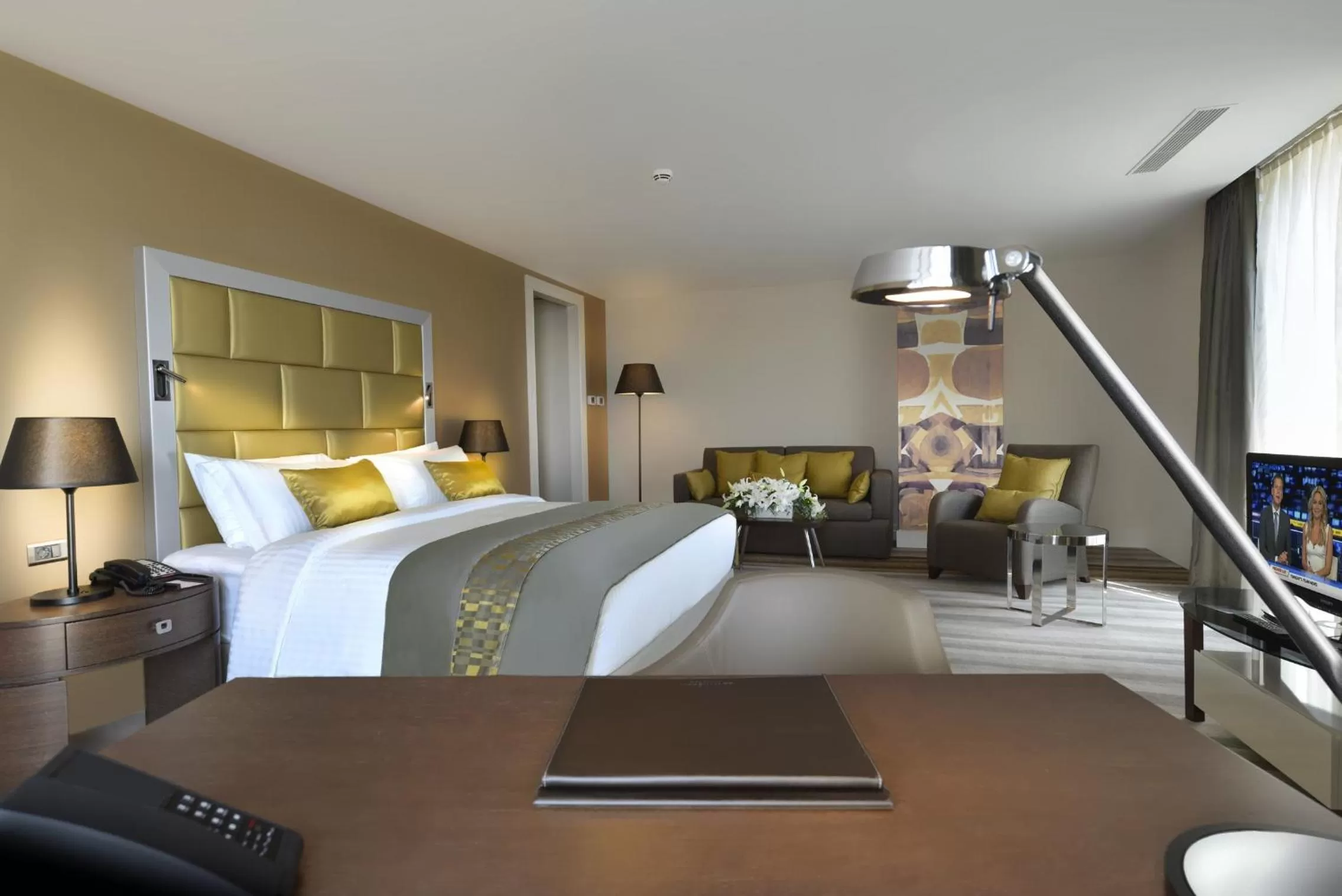 Photo of the whole room, Bed in Wyndham Grand Istanbul Europe