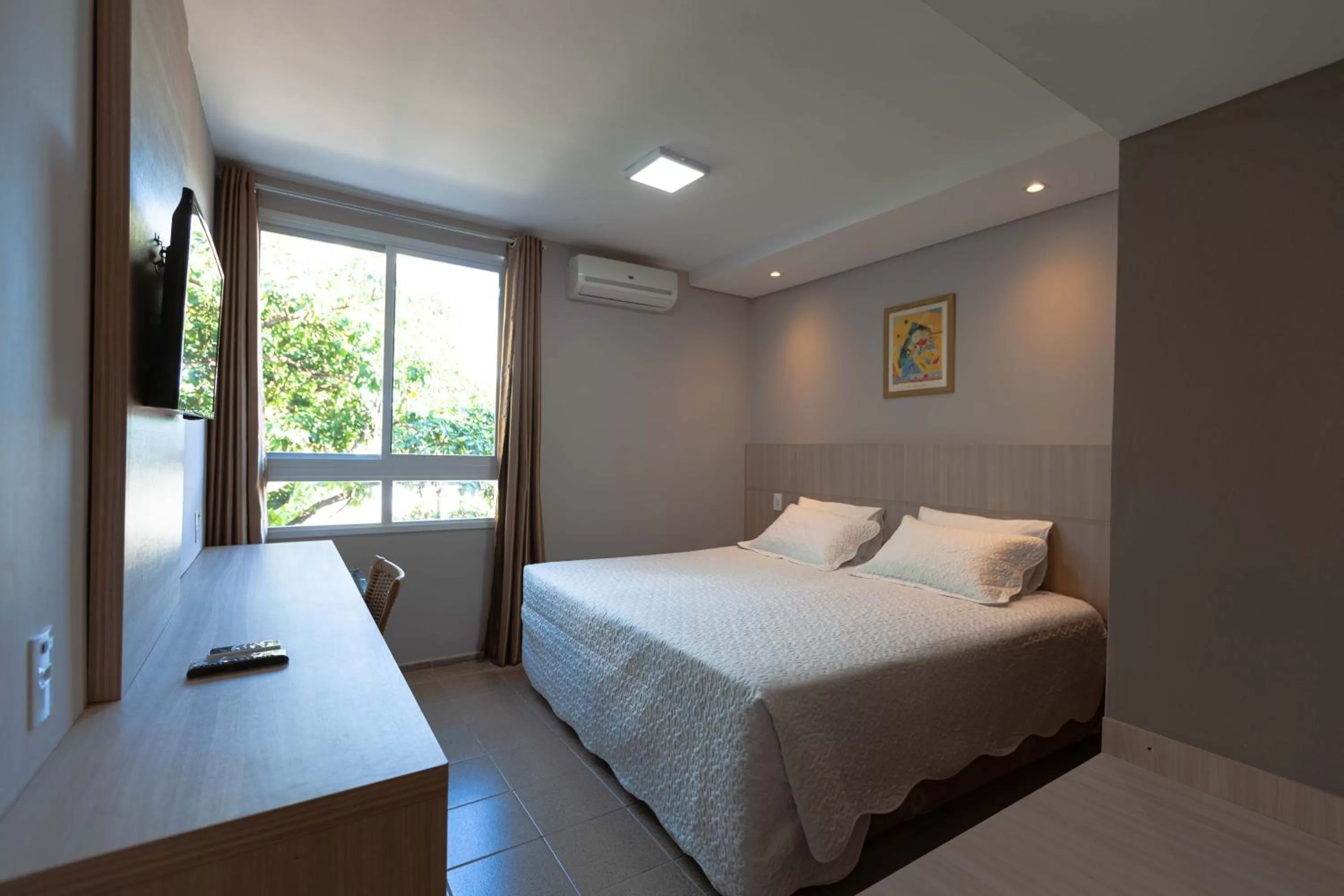 Bed in Hotel Foz do Iguaçu