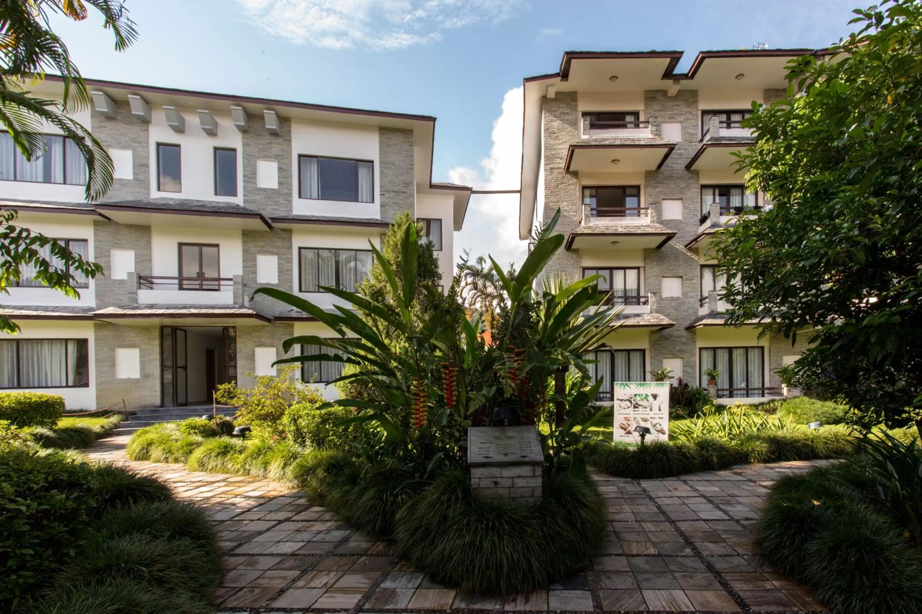 Floor plan in Hotel Barahi Pokhara