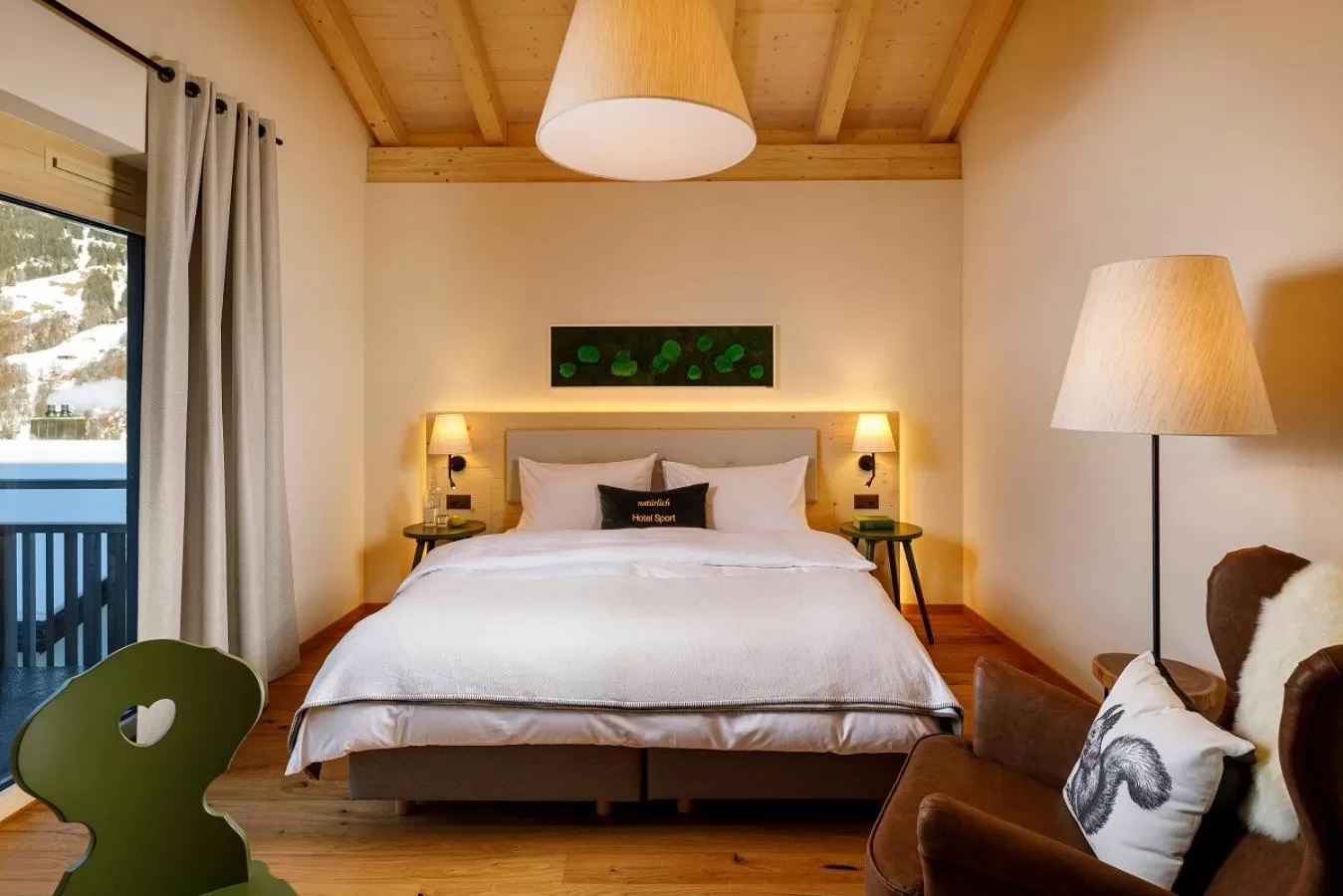 Photo of the whole room, Bed in Hotel Sport Klosters