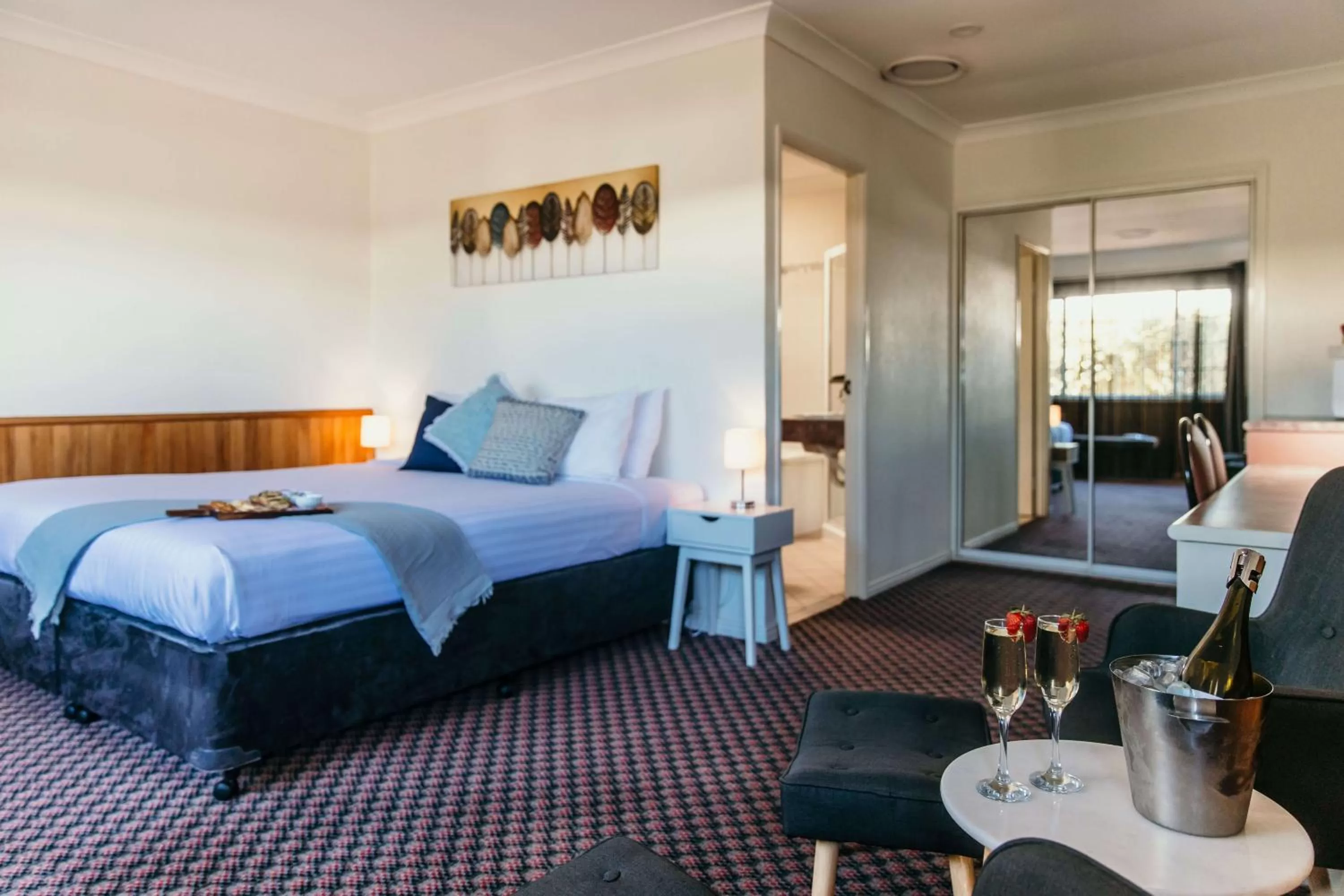 Bed in Outback Motel Mt Isa