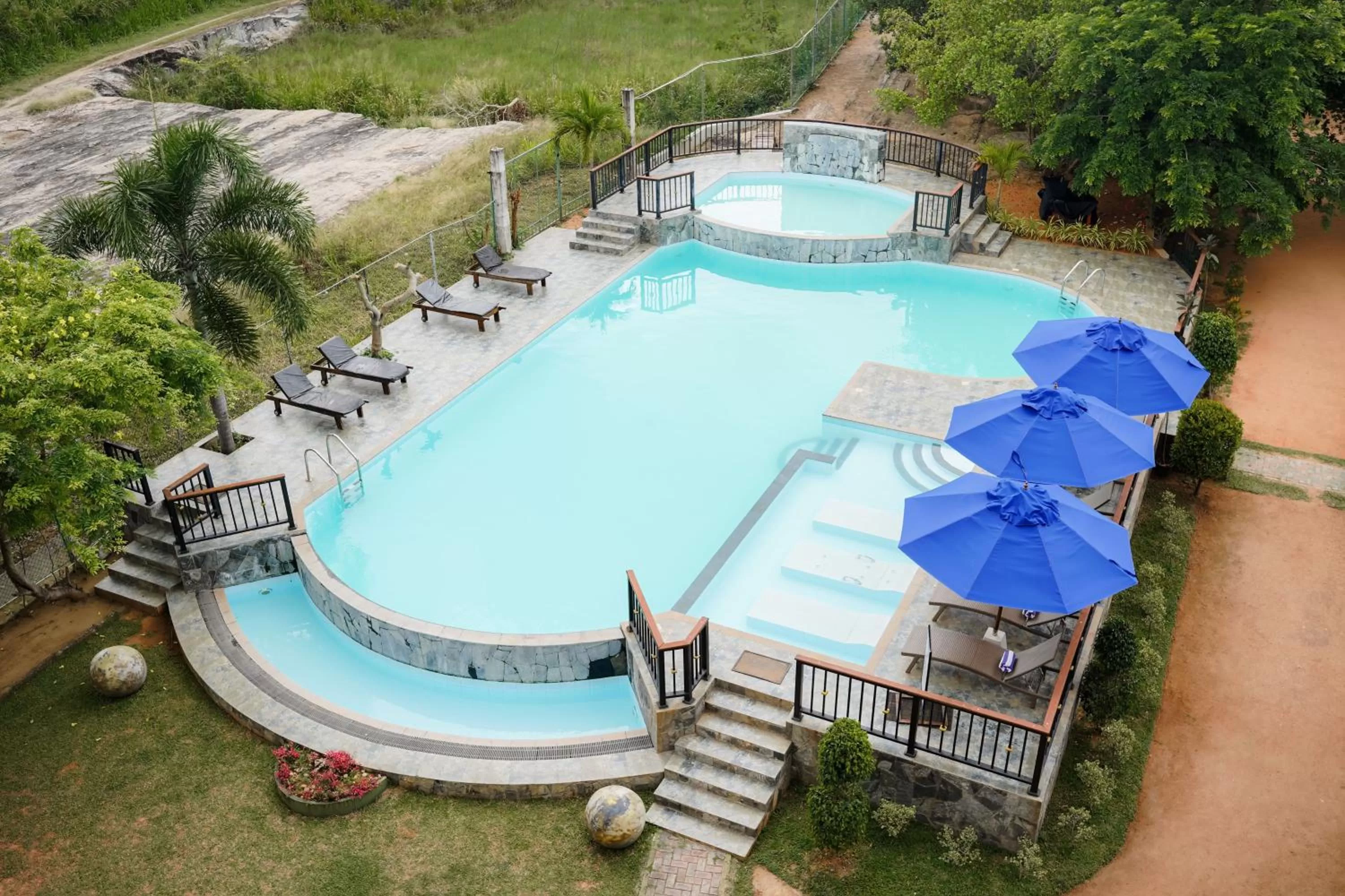 Pool View in Sigiriya Kingdom Gate Dambulla