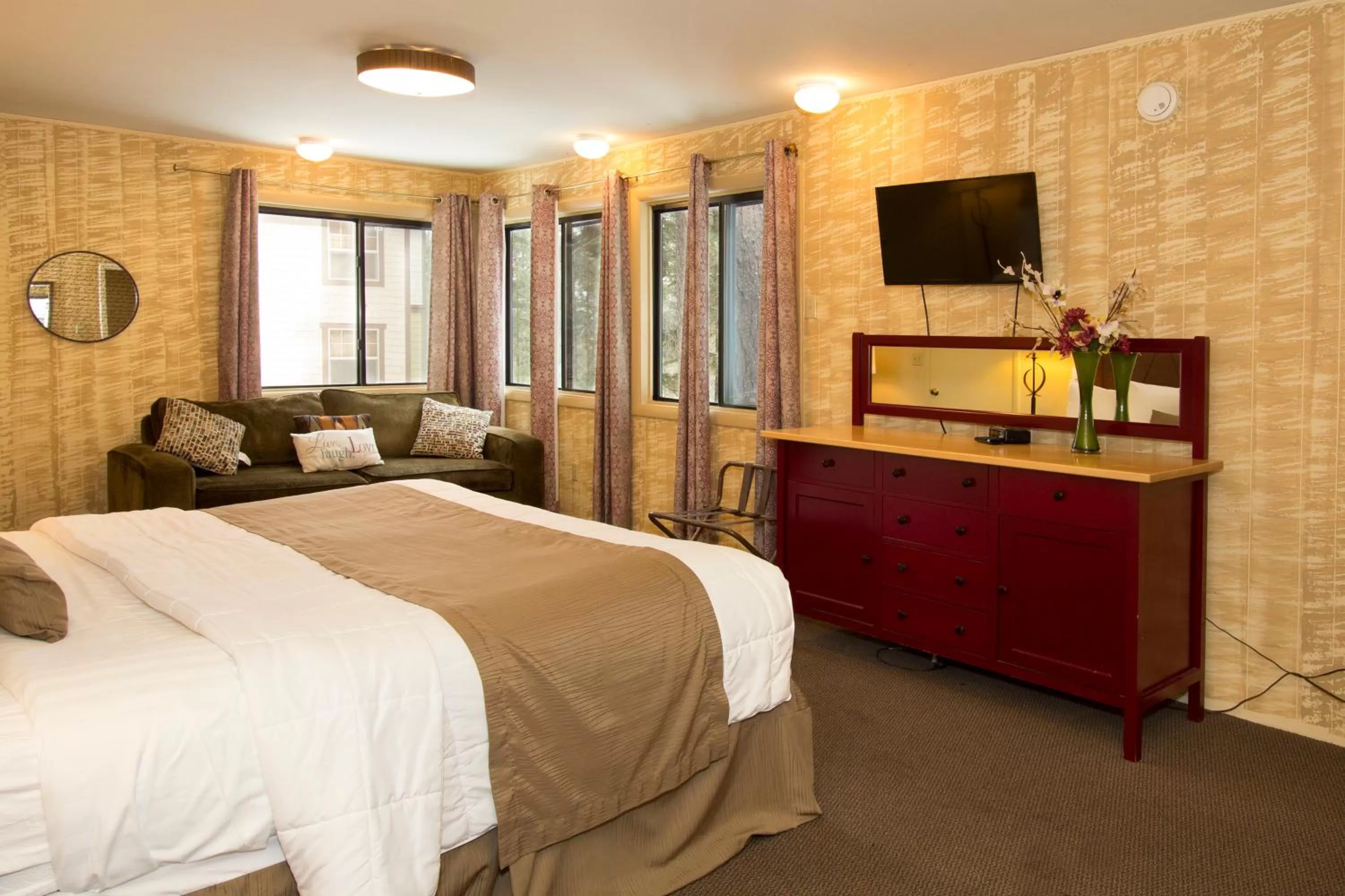 Bedroom, Bed in Holiday Haus