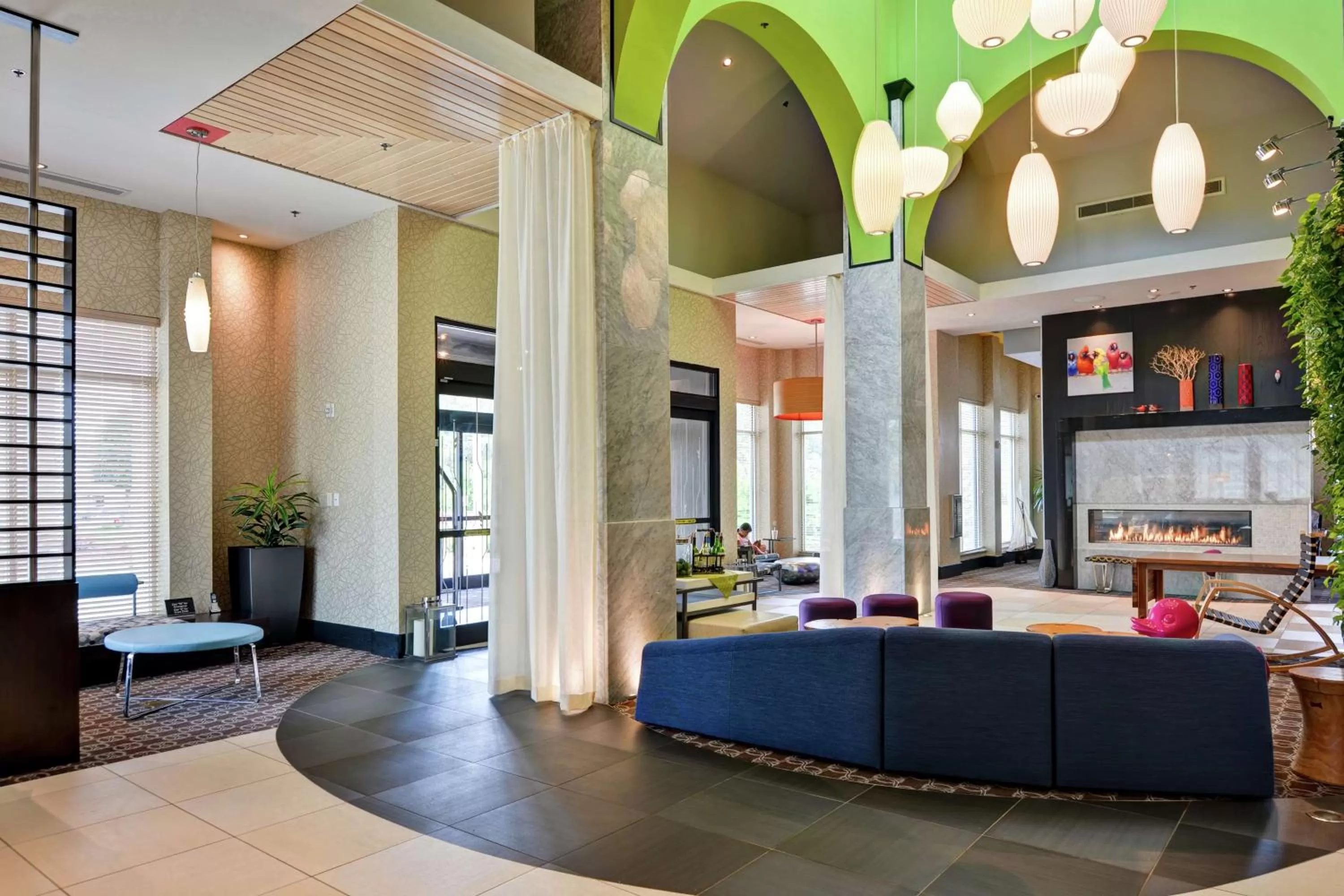 Lobby or reception in Hilton Garden Inn Raleigh/Crabtree Valley