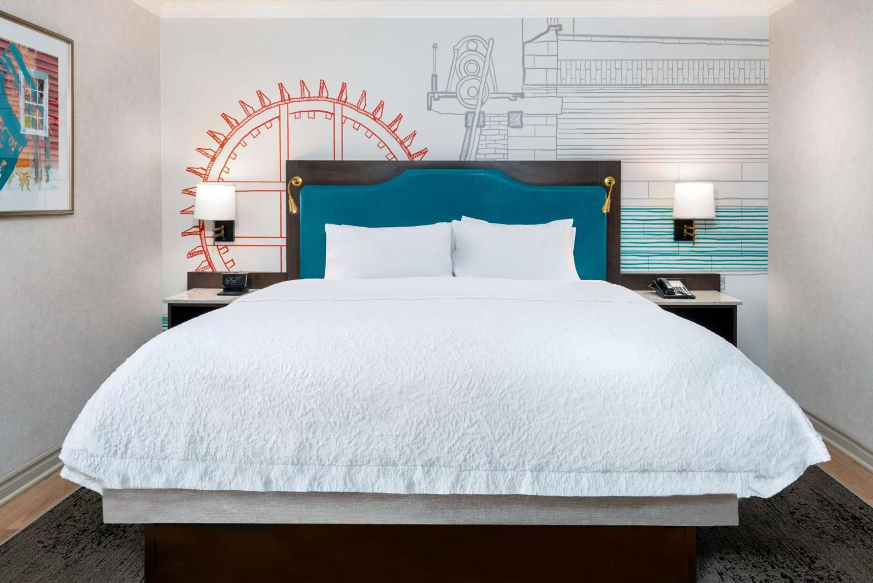 Bed in Hampton Inn Buffalo-Williamsville