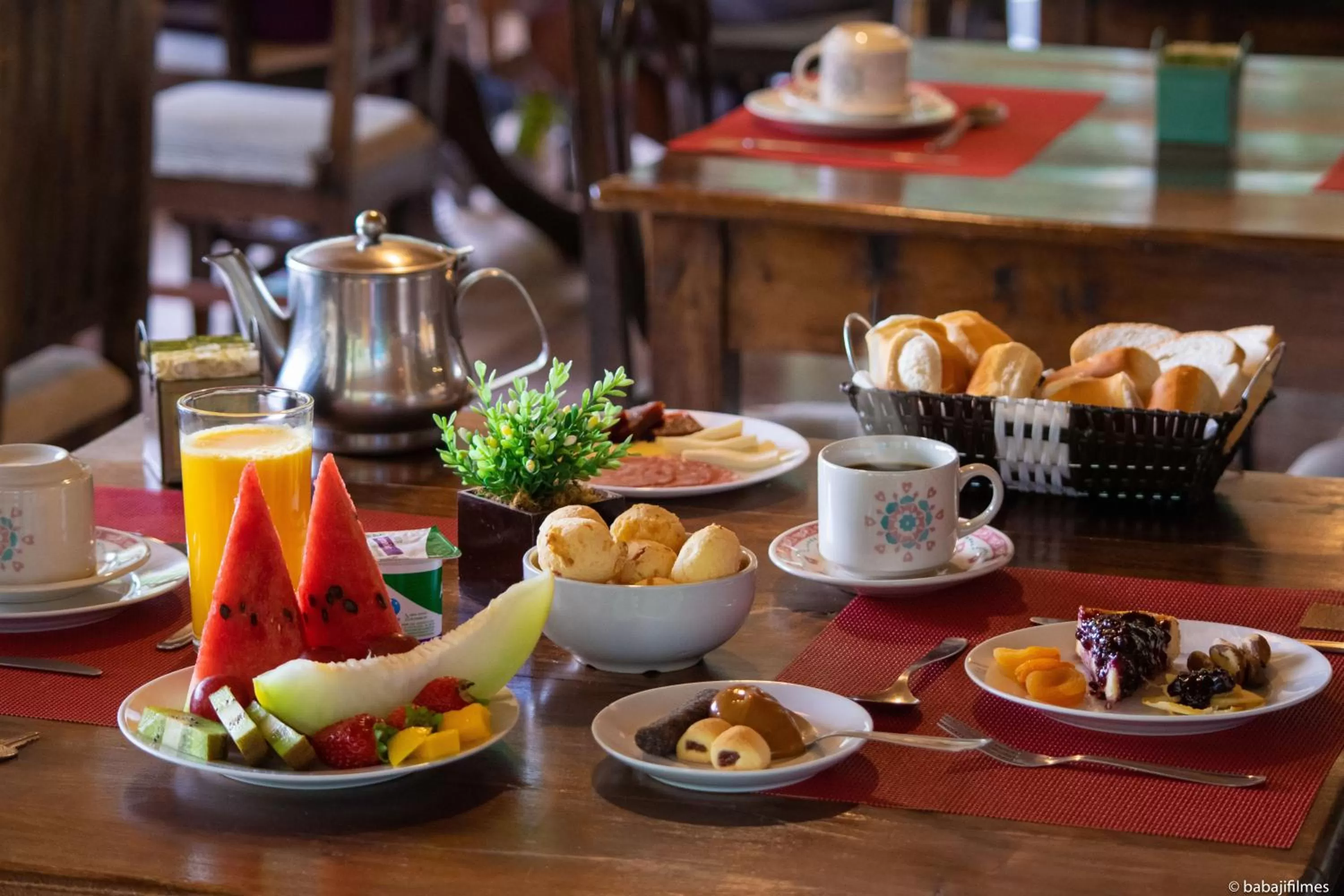 Food and drinks in Pousada Serra Villena