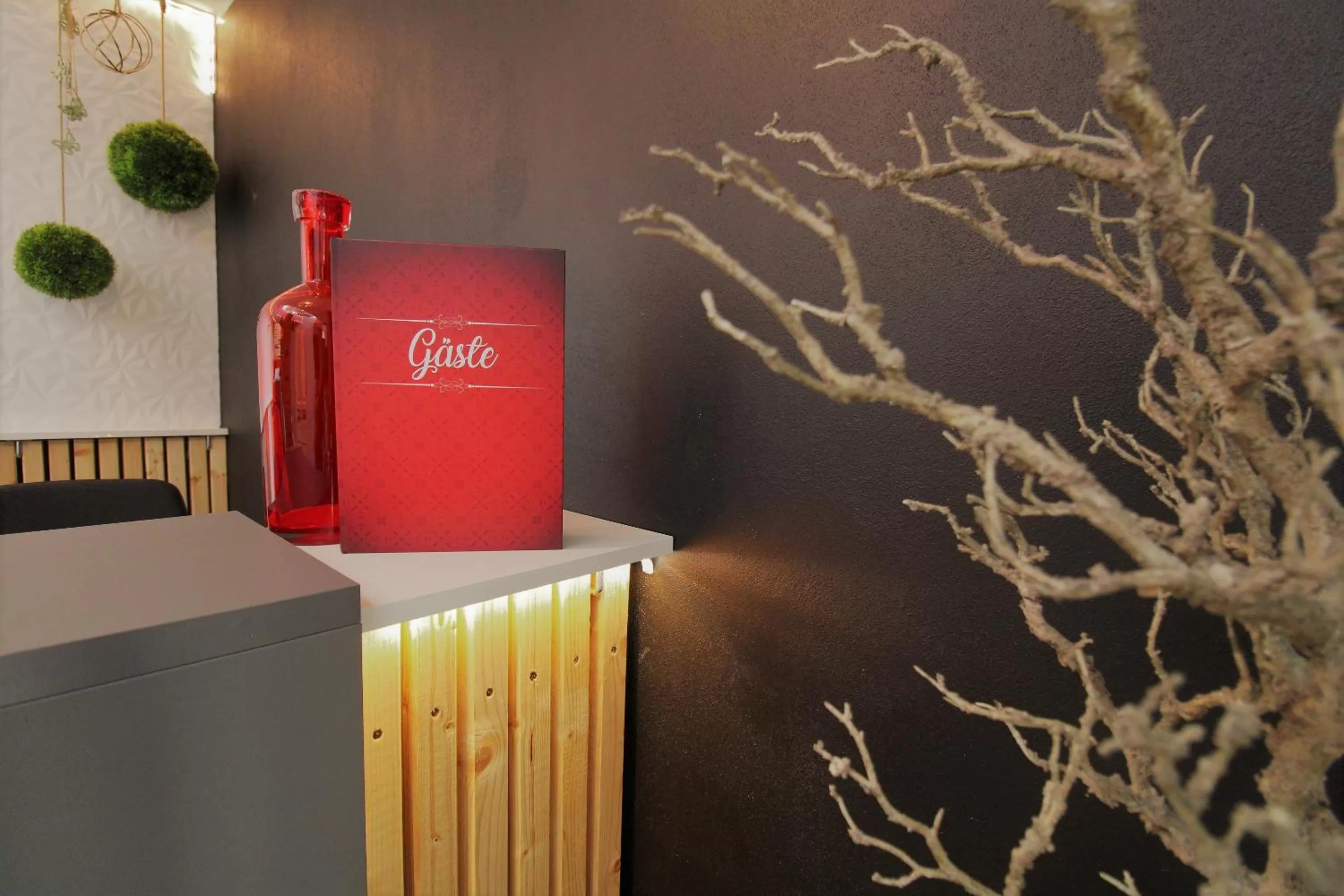 Lobby or reception in MY HOME Hotel Lamm Rottweil "Smart Home"