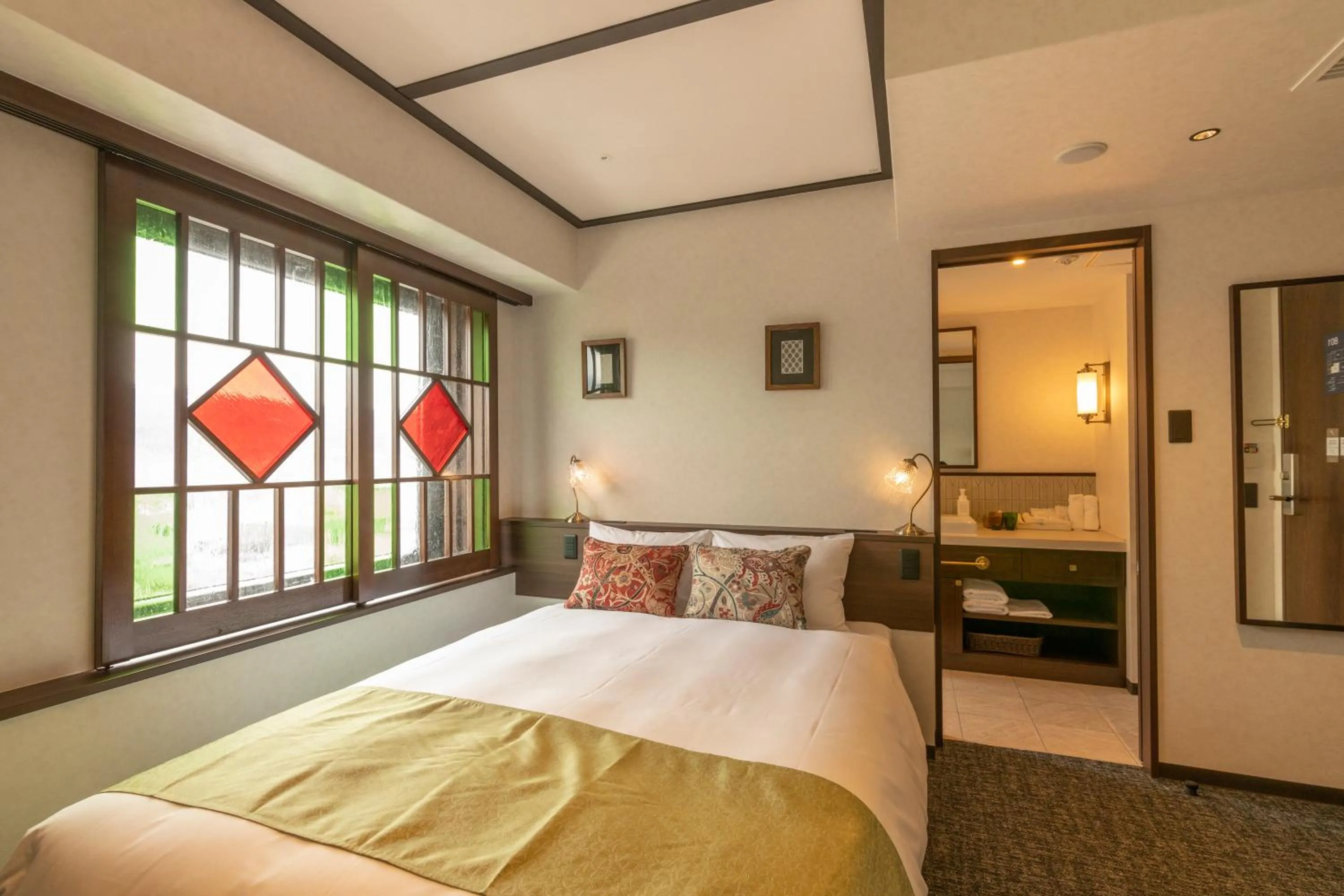 Bed in Hotel Aru Kyoto Sanjo Kiyamachi Do-ri