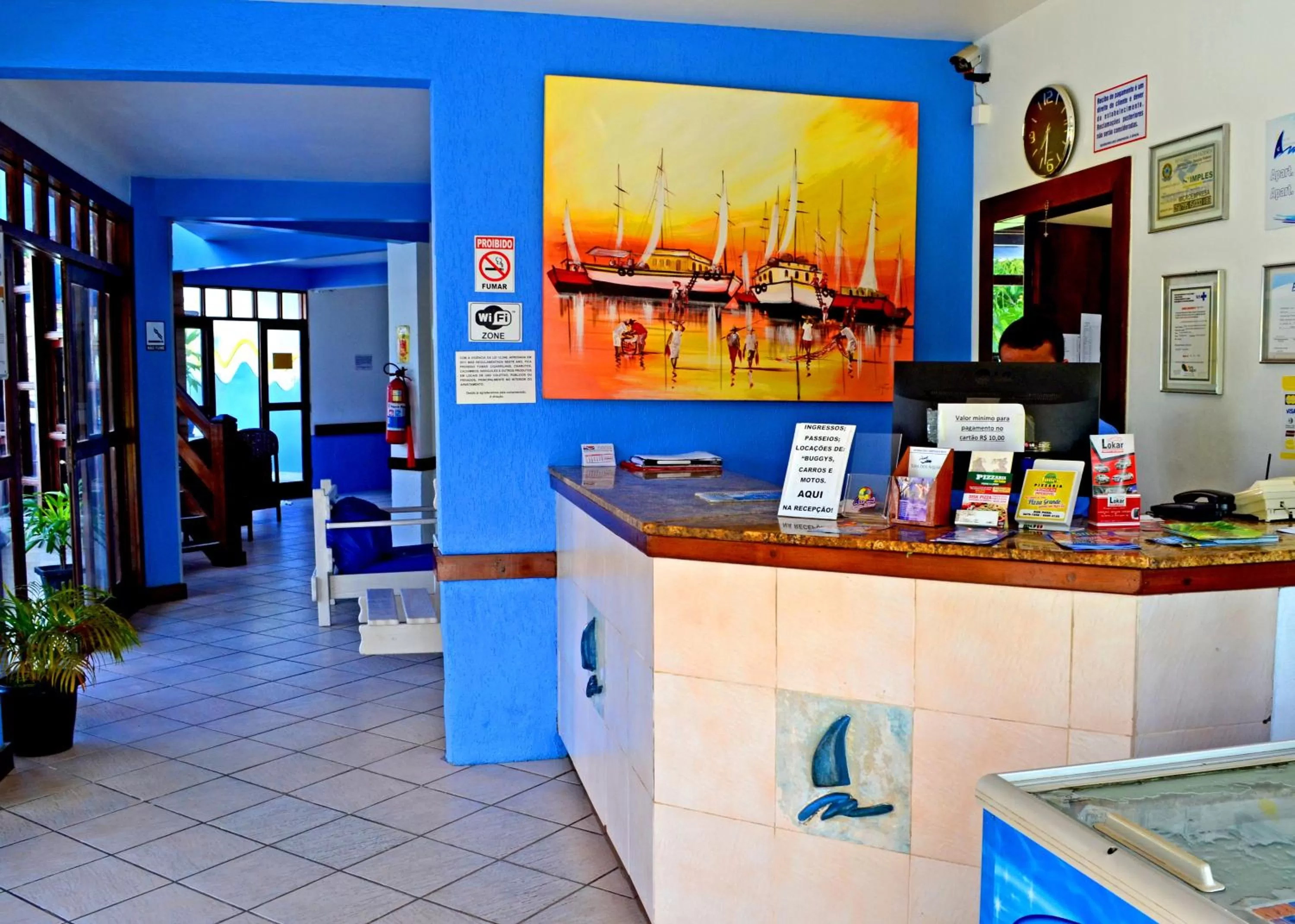 Lobby or reception in Hotel Porto das Ancoras
