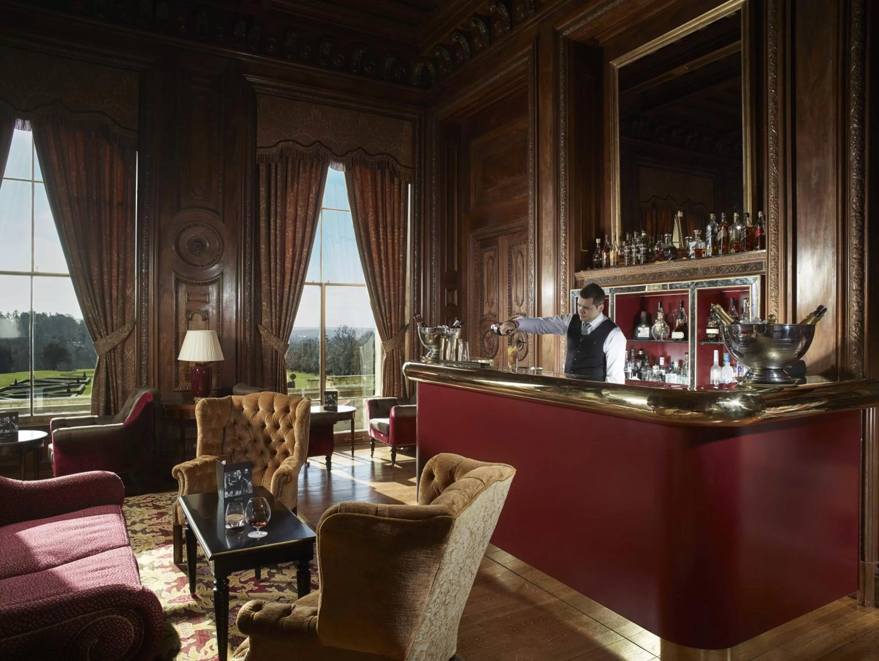 Staff in Cliveden House - an Iconic Luxury Hotel