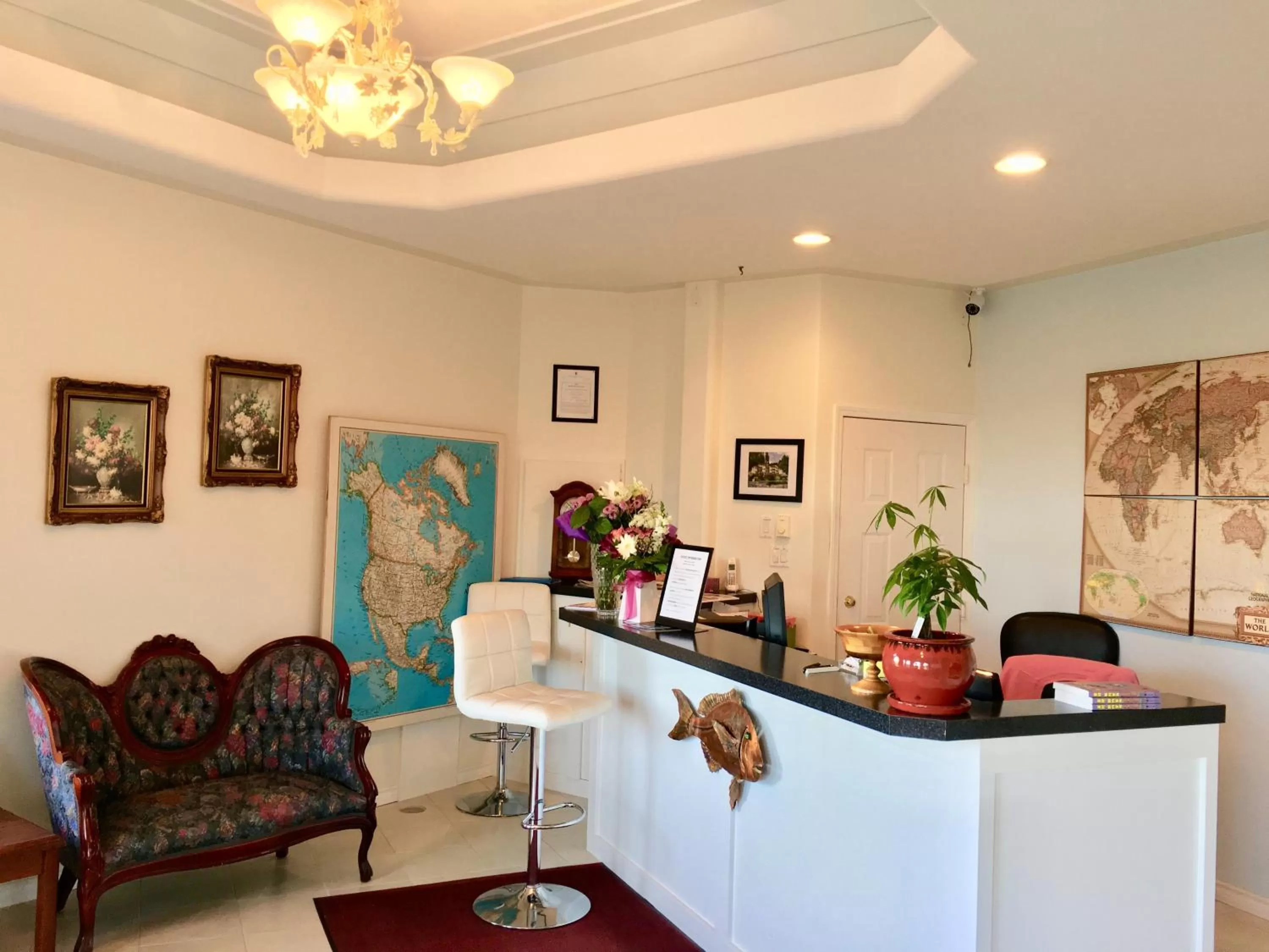 Lobby or reception in Casa Grande Inn