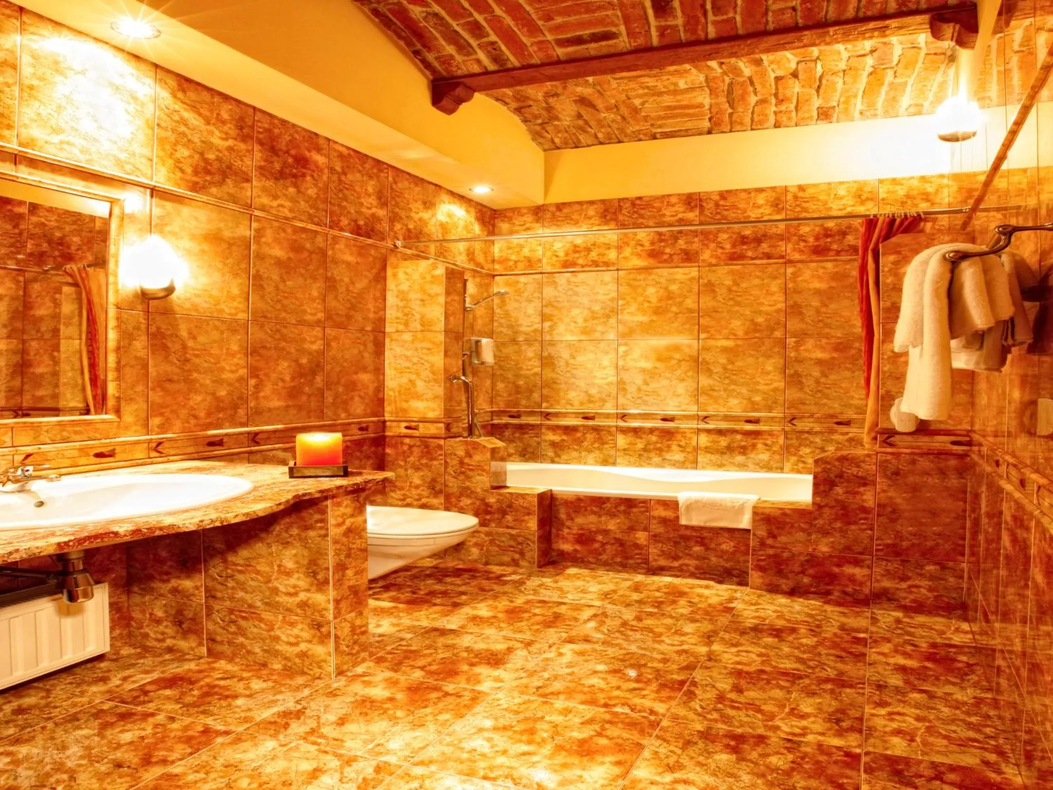 Bathroom in Hotel Europejski