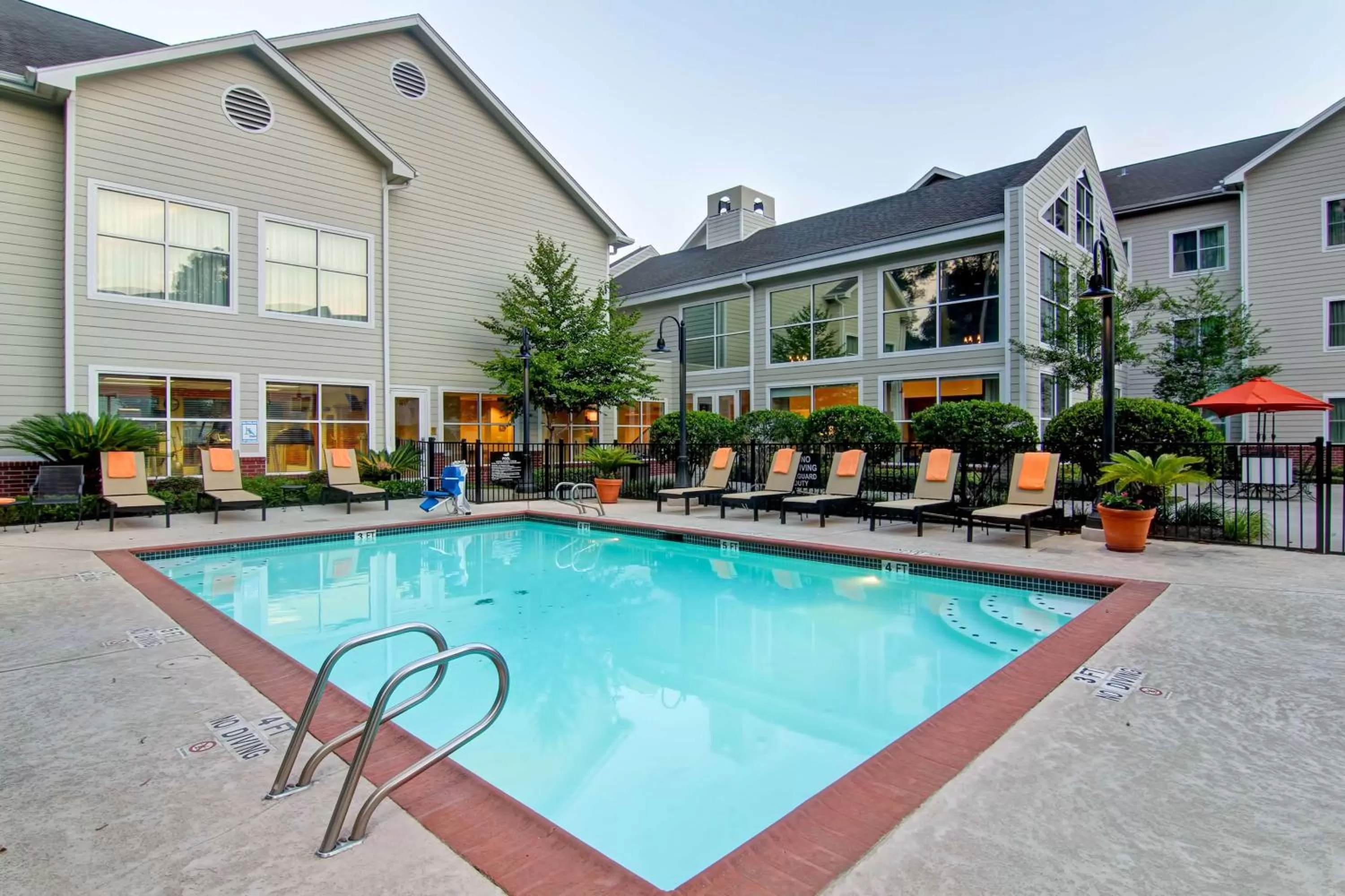 Pool view in Homewood Suites Houston Kingwood Parc Airport Area