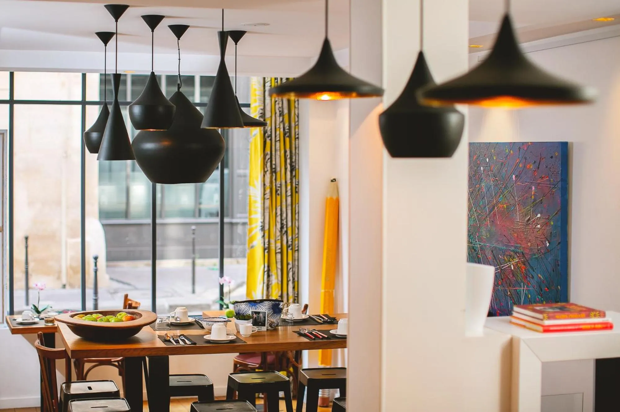 Buffet breakfast in Hôtel Crayon