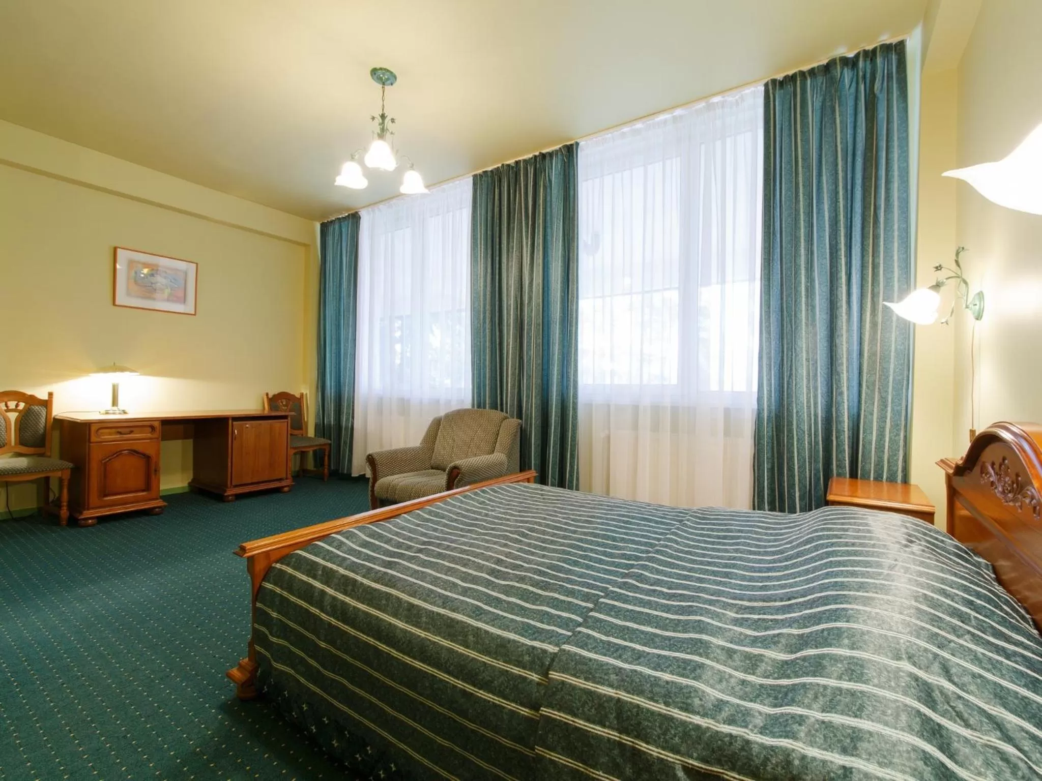 Bed in Daina Jurmala Beach Hotel