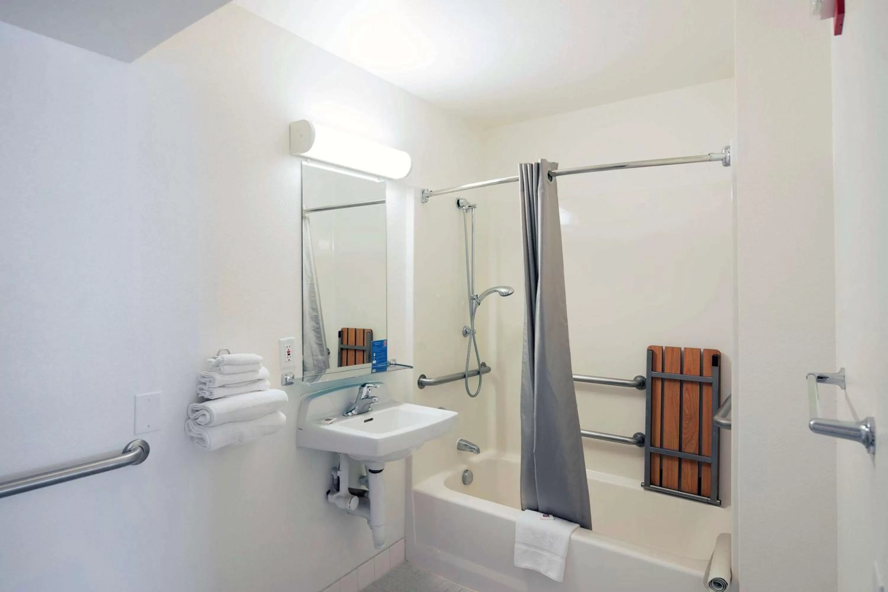 Shower in Motel 6-Mammoth Lakes, CA