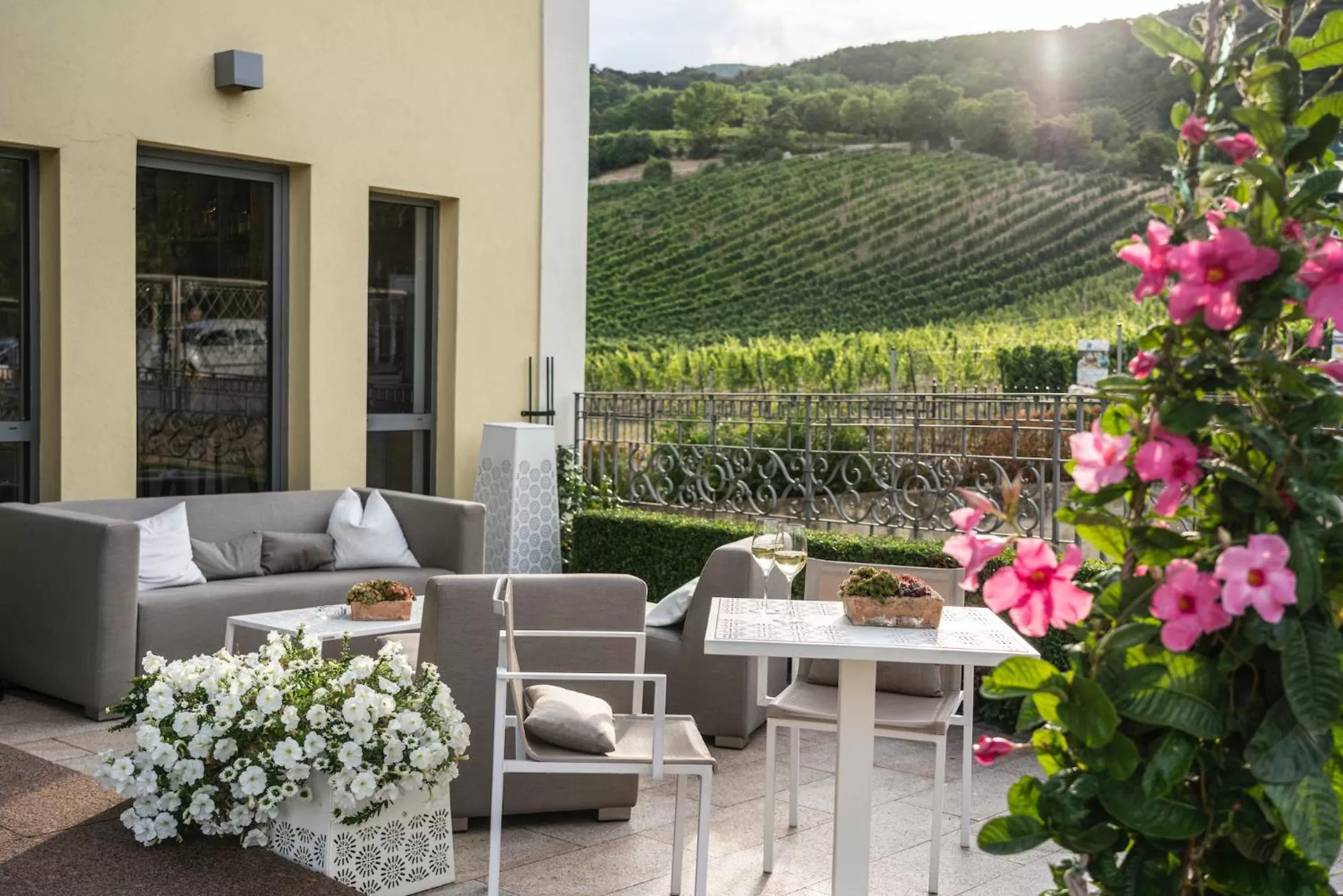 Patio in Hotel Turmhof