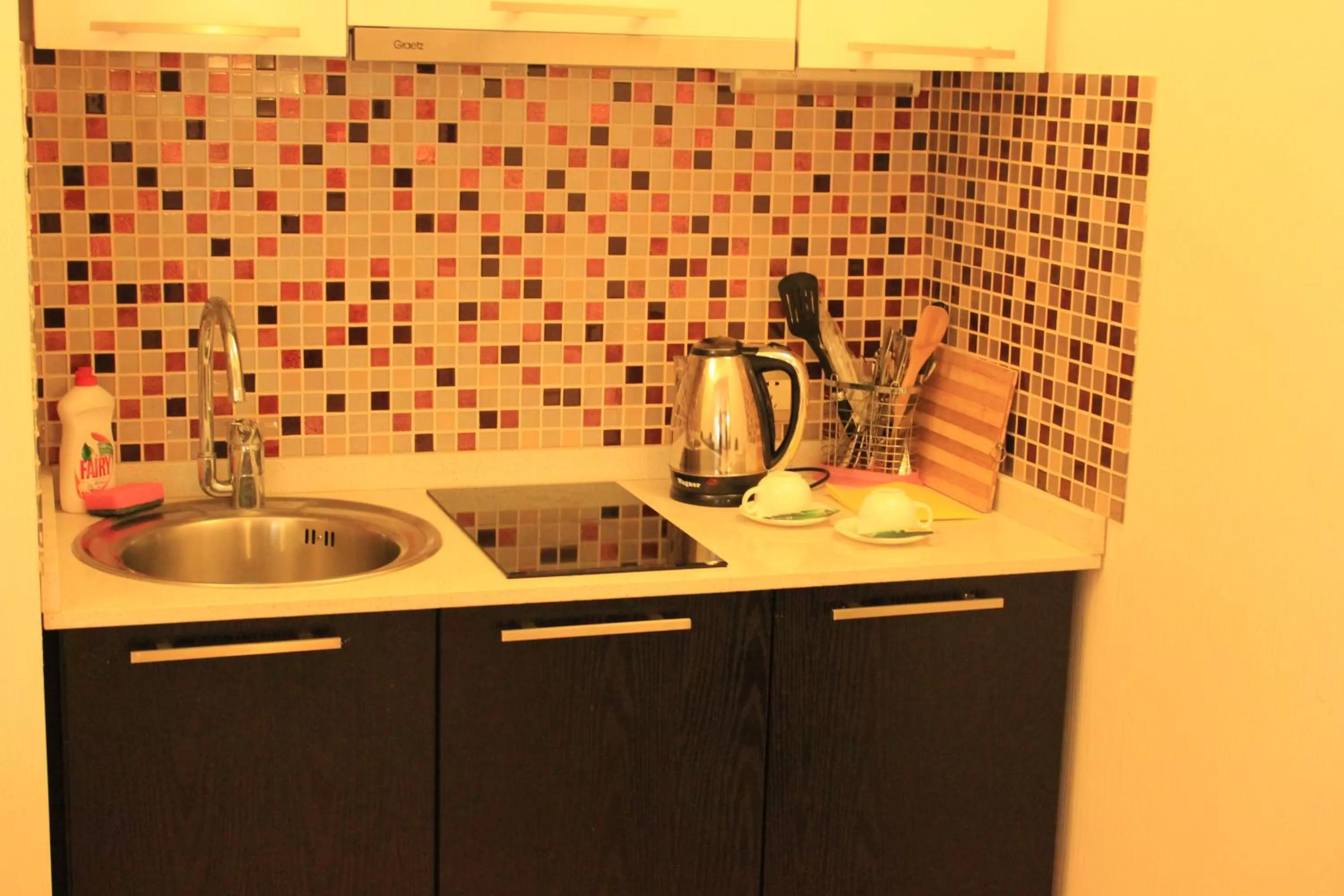 Property building, Kitchen/Kitchenette in Apartments in New Gudauri