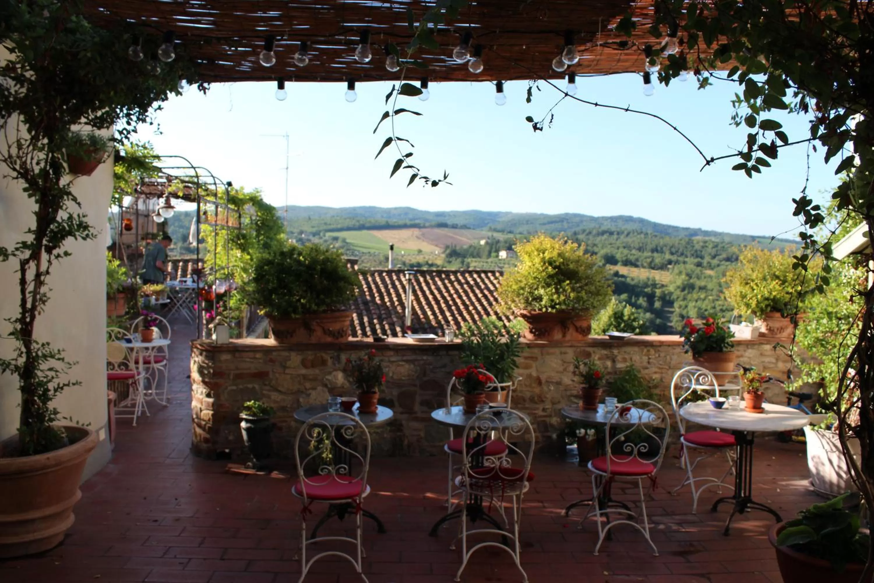 Patio in Le Terrazze Del Chianti b&b Residenza d'Epoca e di Charme