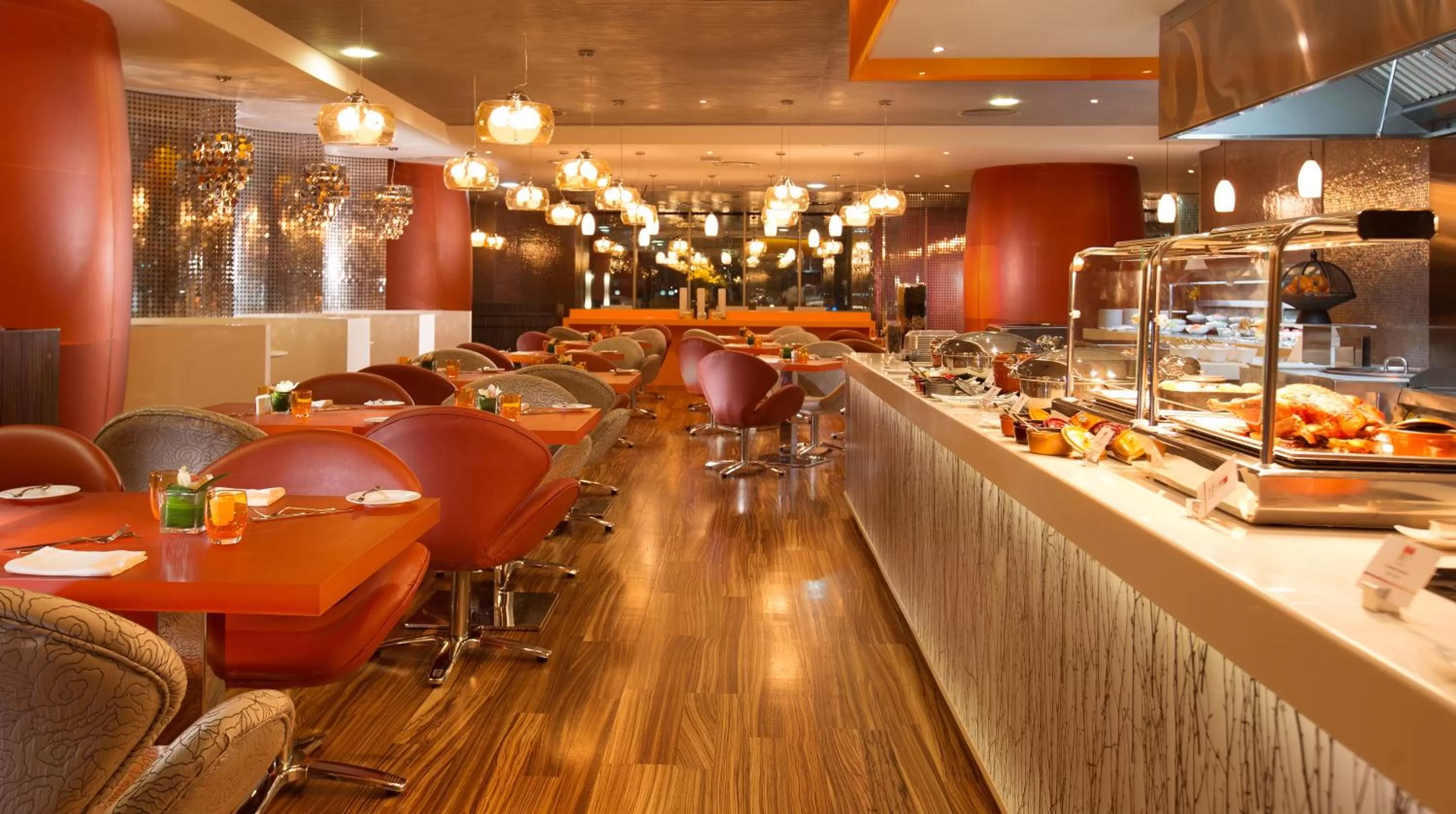 Buffet breakfast in Pullman Dubai Jumeirah Lakes Towers