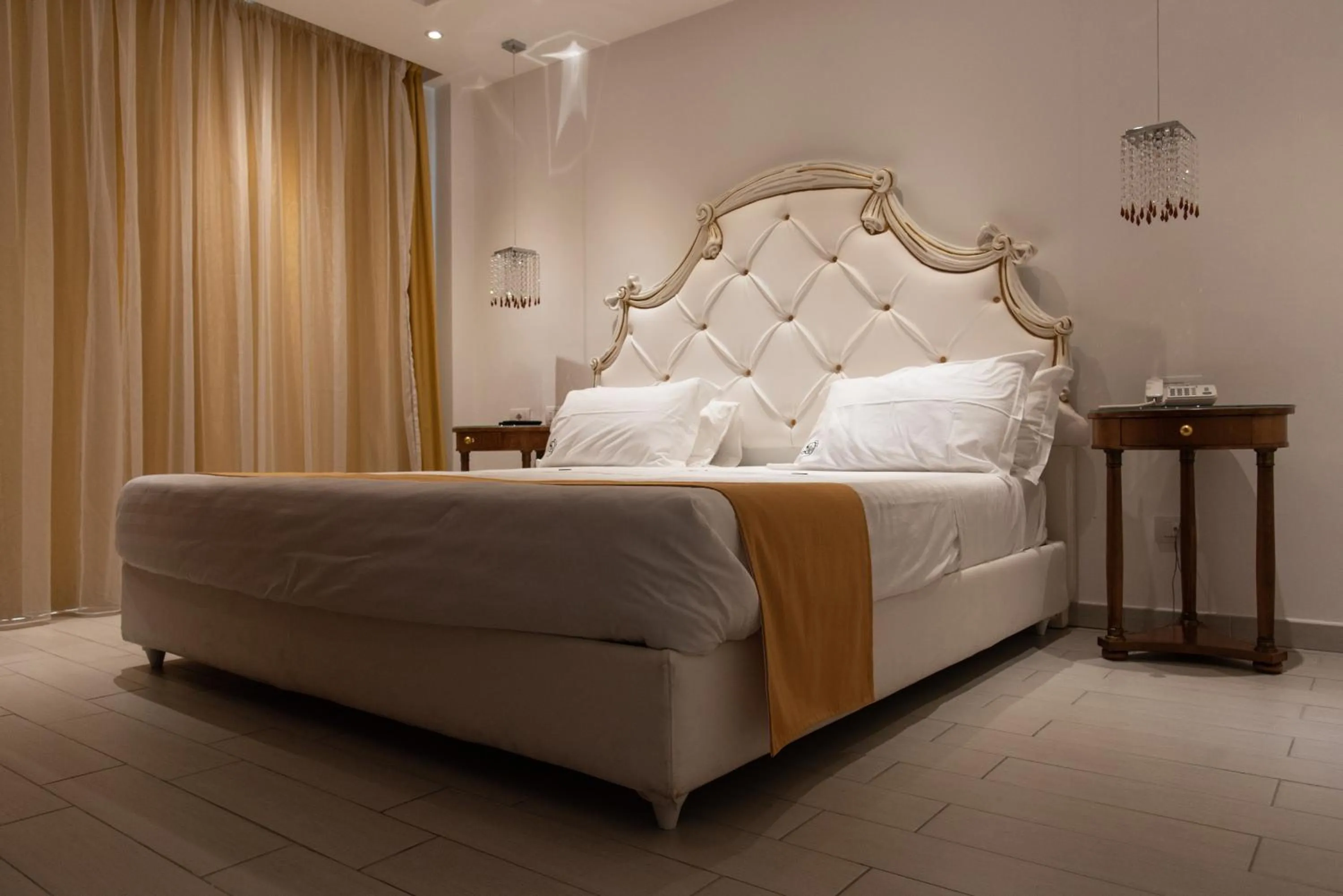 Bed in Ludwig Boutique Hotel & Spa