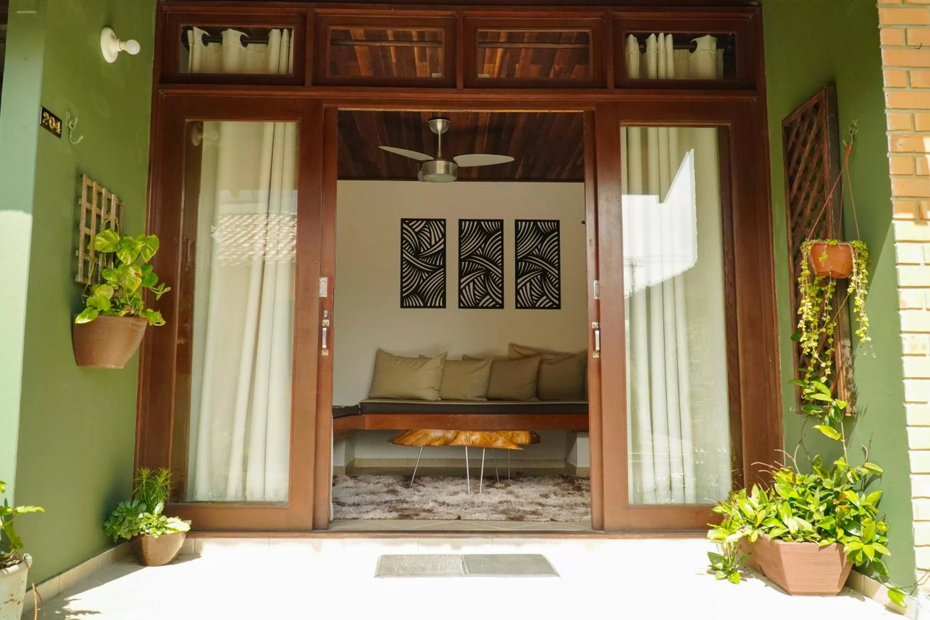 Patio, Seating Area in Pousada Dunasol Floripa