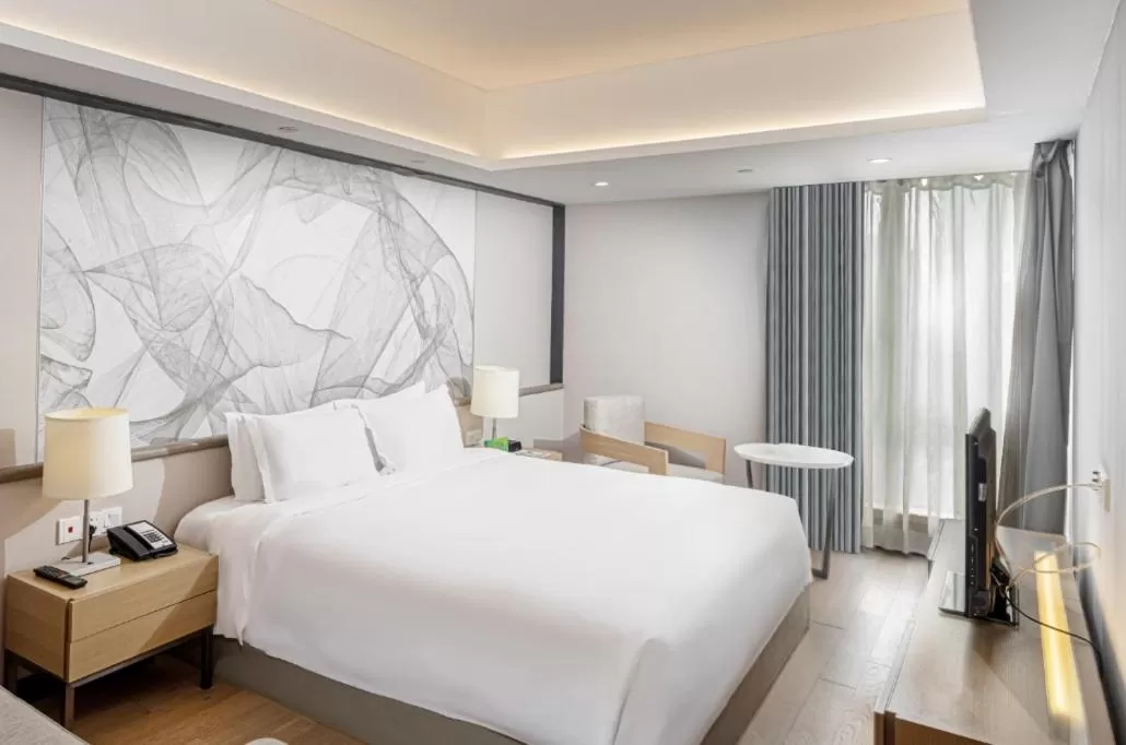 On site, Bed in Fraser Residence Shanghai