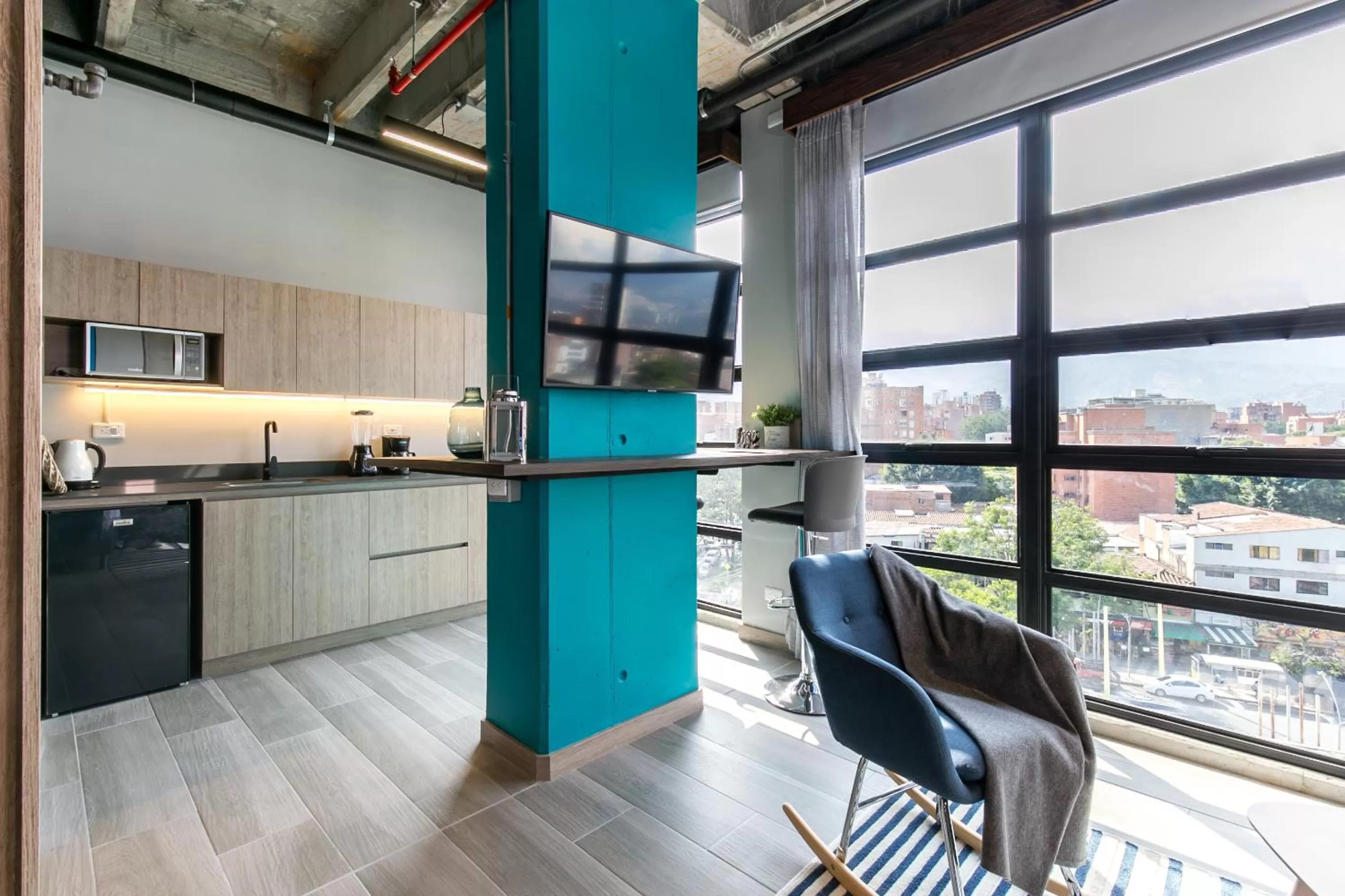 TV and multimedia in Factory Lofts Hotel