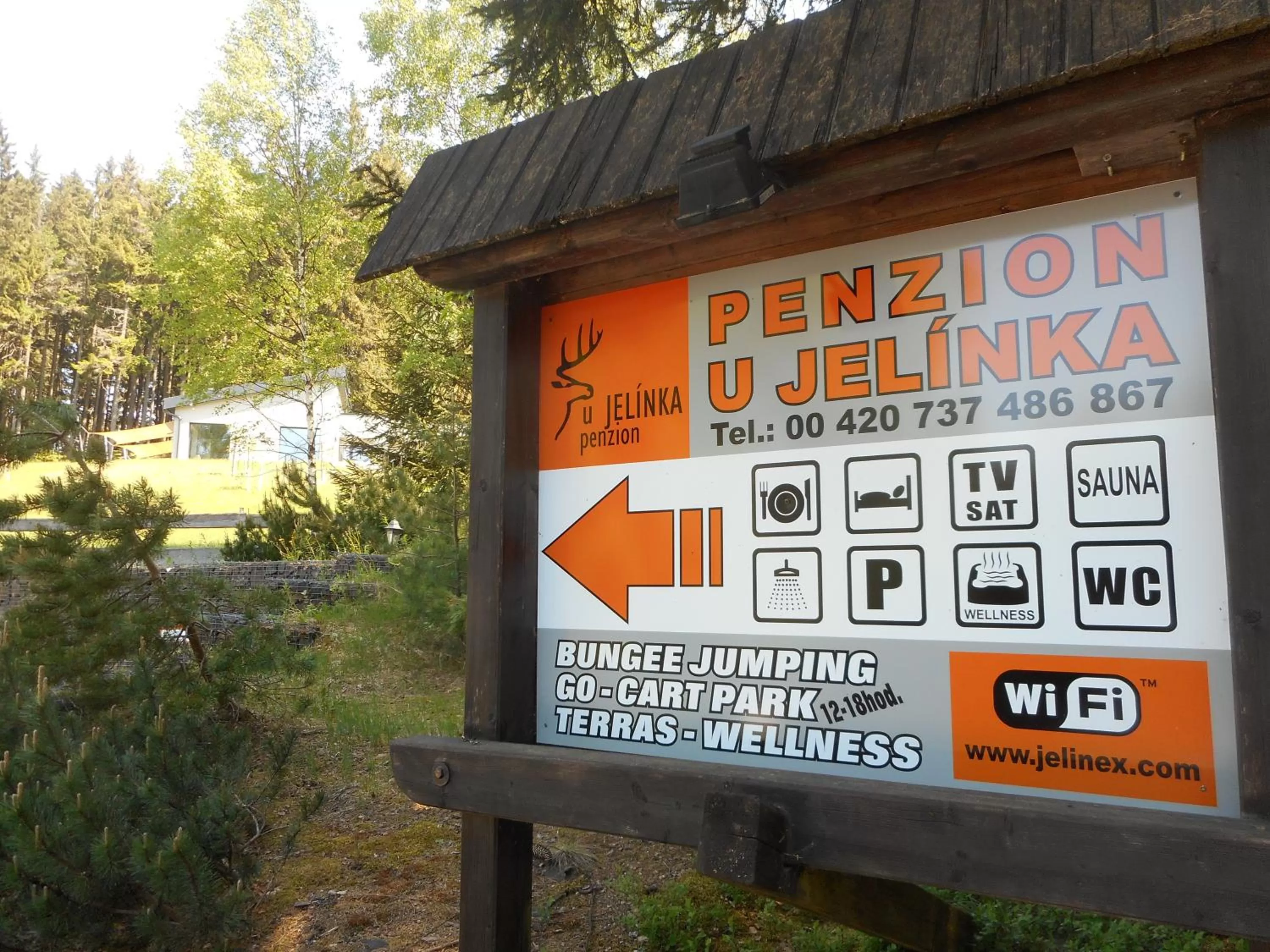 Street view, Property Logo/Sign in Pension U Jelinka