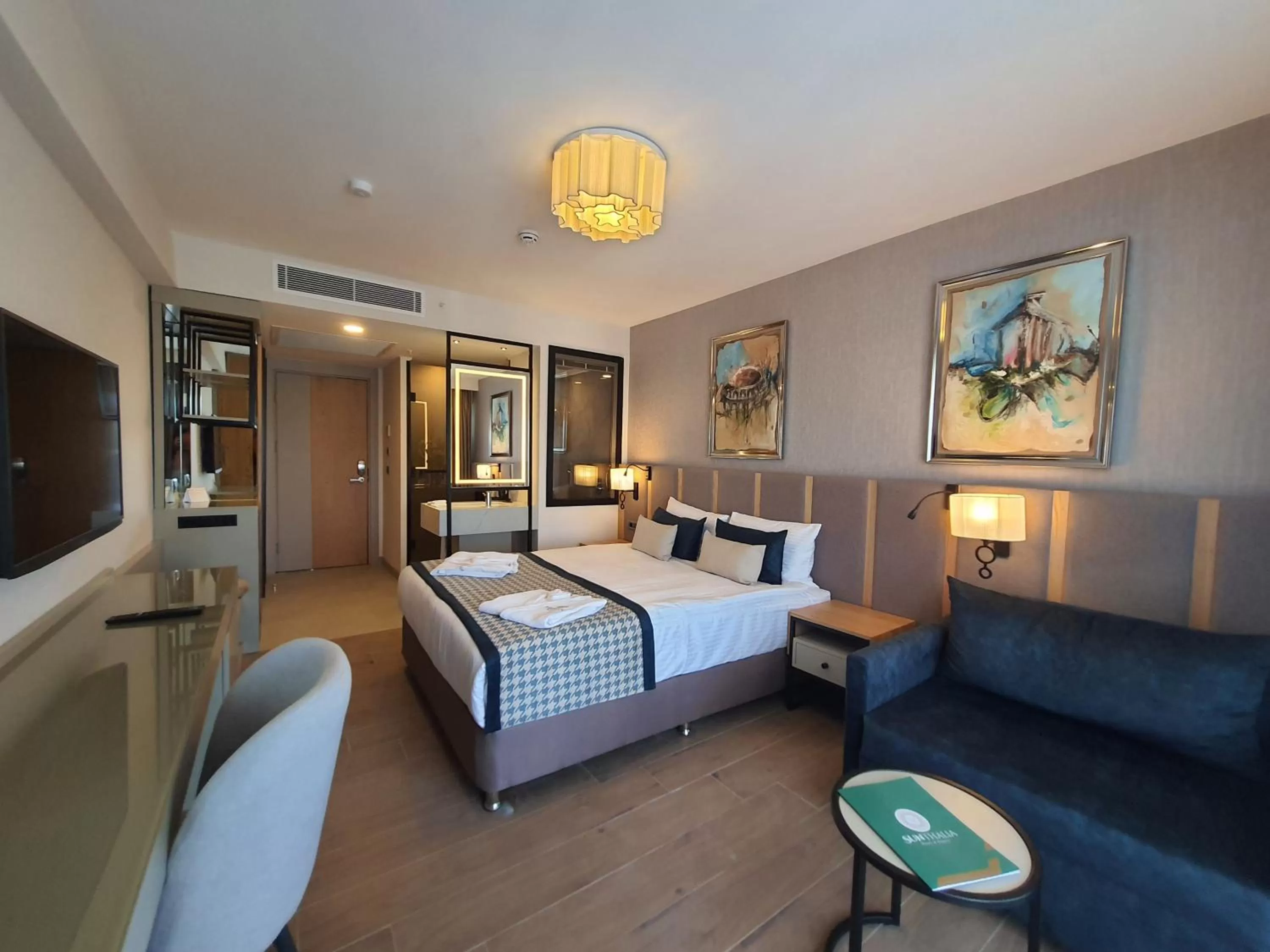 Bed in Sunthalia Hotels & Resorts Ultra All Inclusive Adults Only Party Hotel