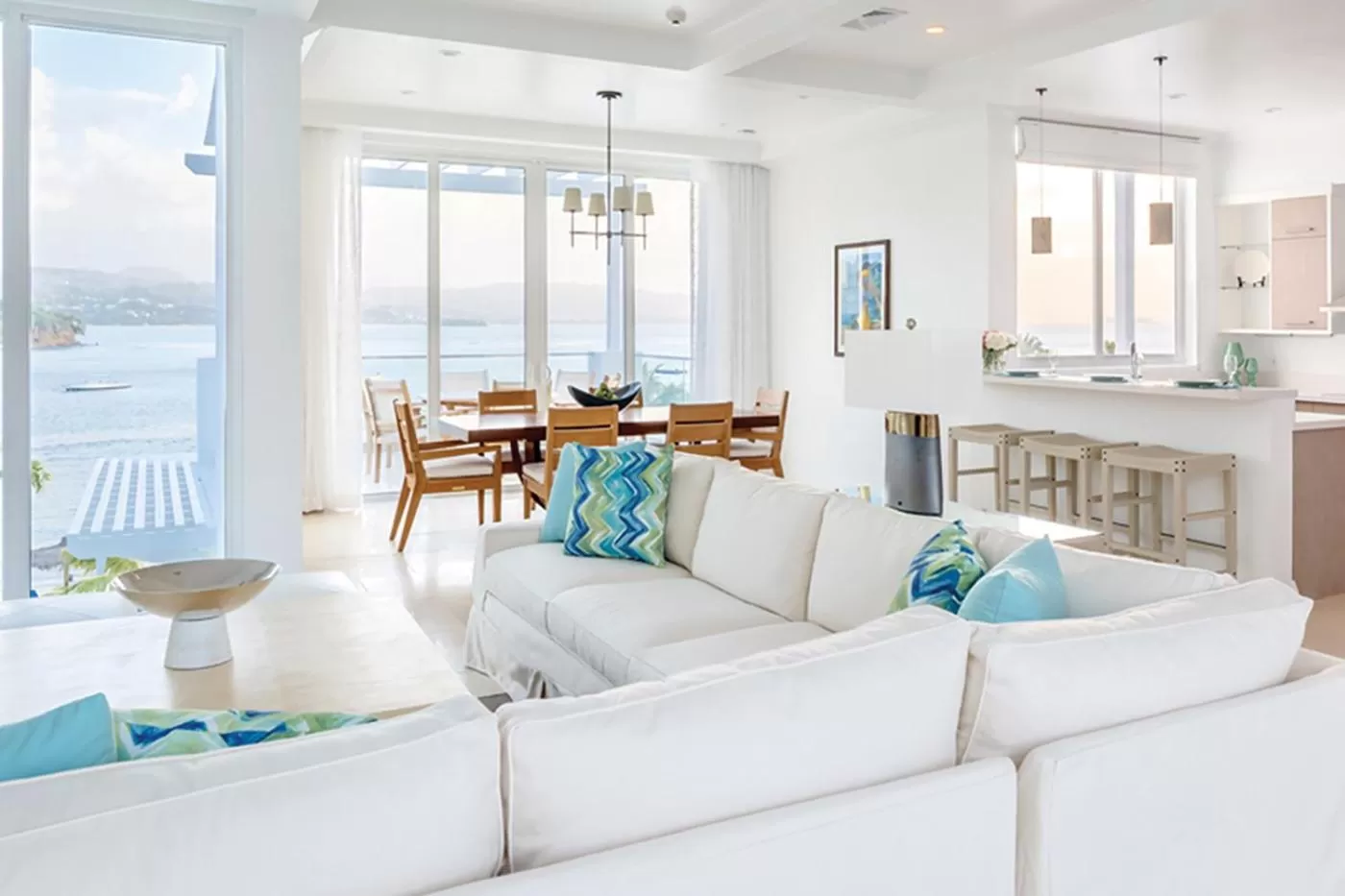Living room in Windjammer Landing Resort and Residences