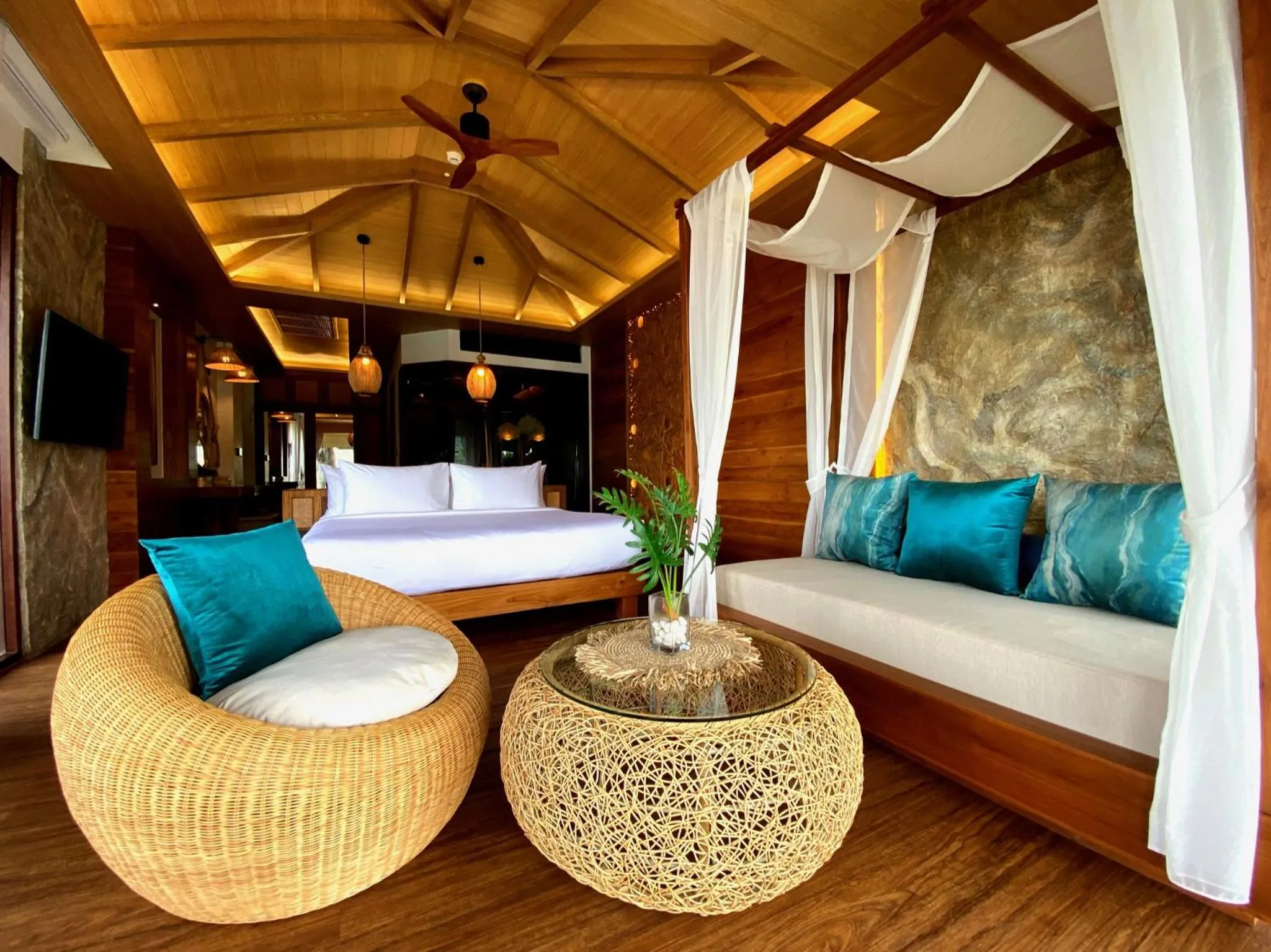 Bedroom in SINAE Phuket Luxury Hotel