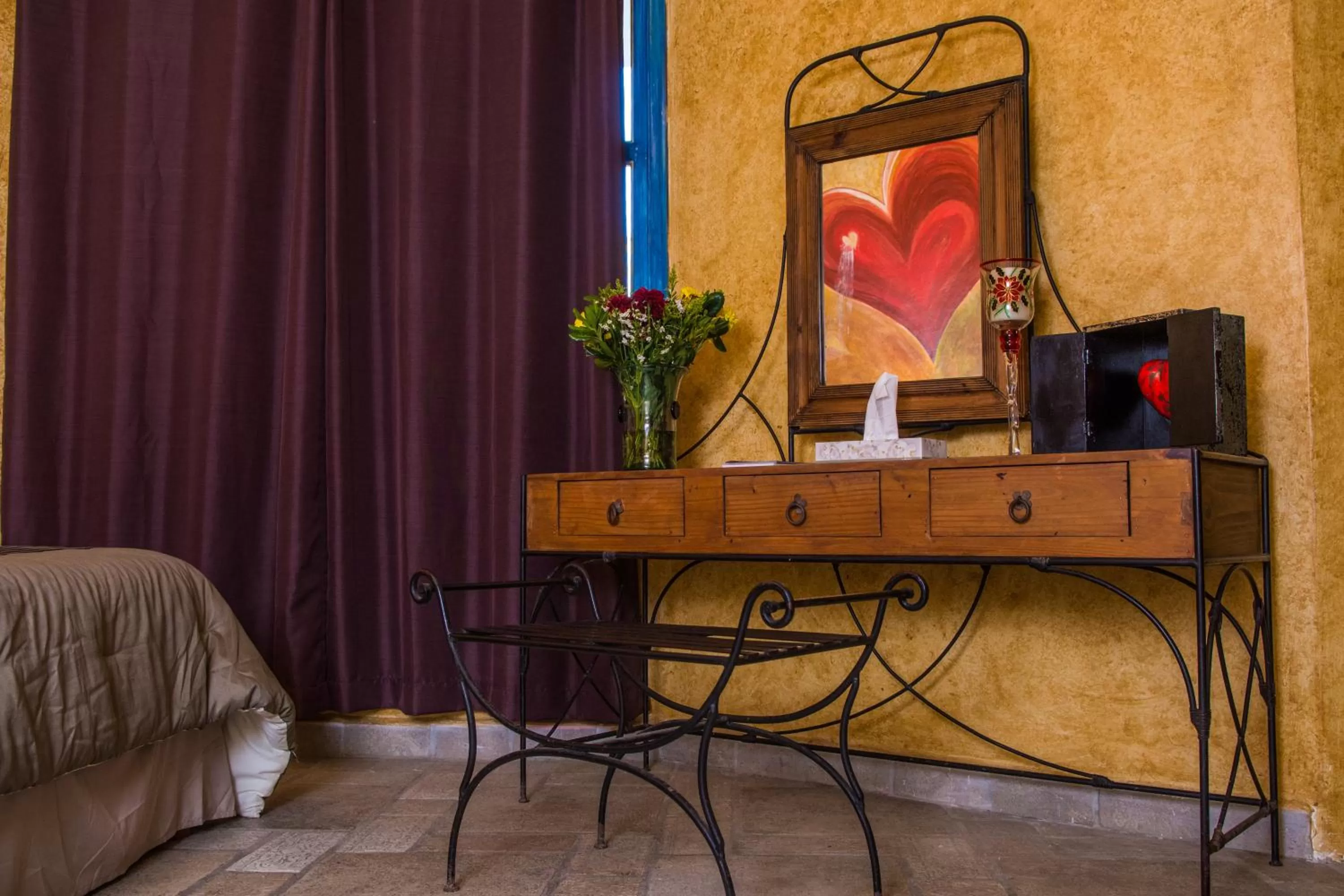 Decorative detail in Hacienda Boutique B&B and Spa Solo Adultos