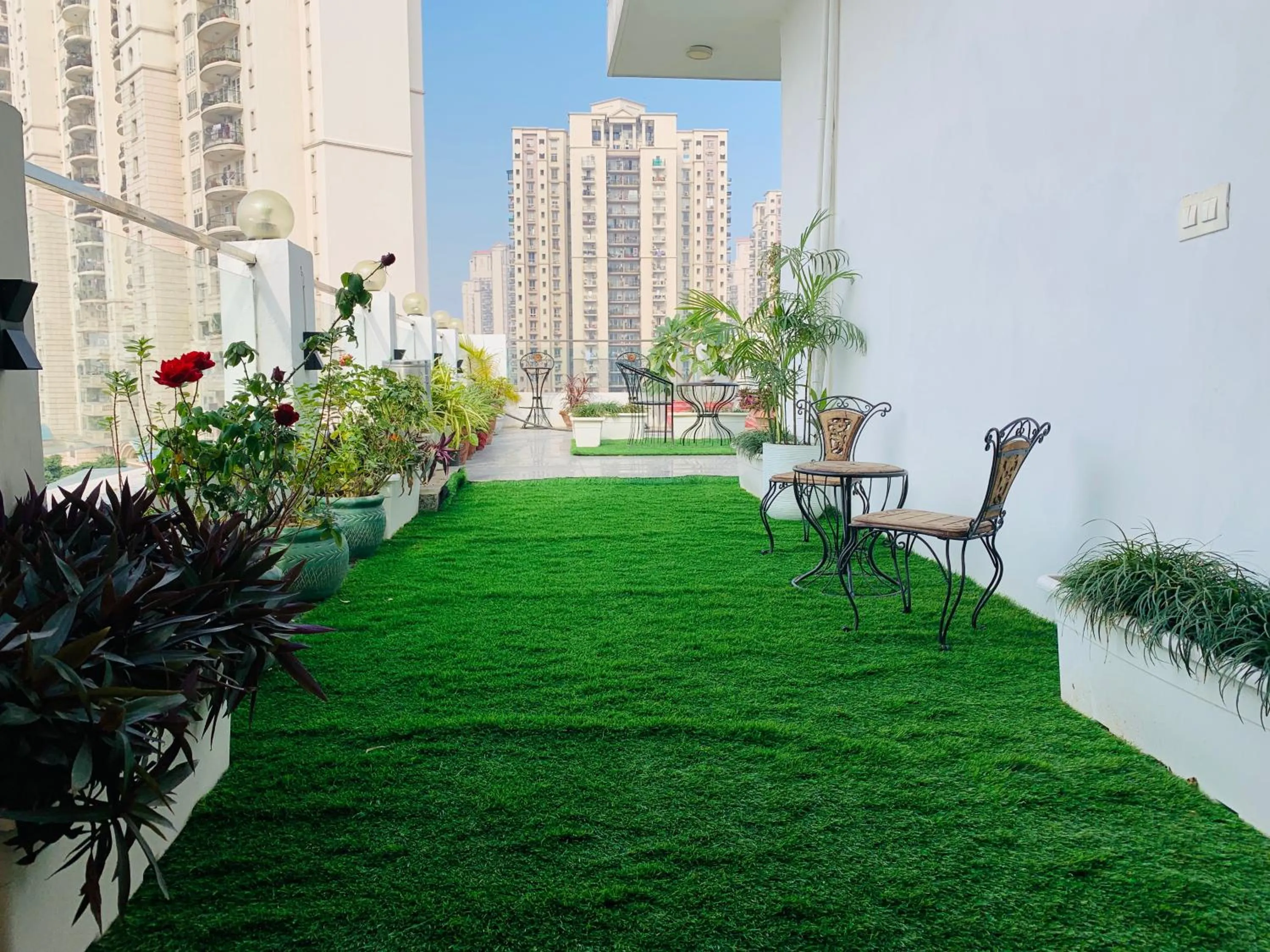 Balcony/Terrace in Hotel City Premier - Near Galleria Market , Super Mart-1 DLF Gurgaon