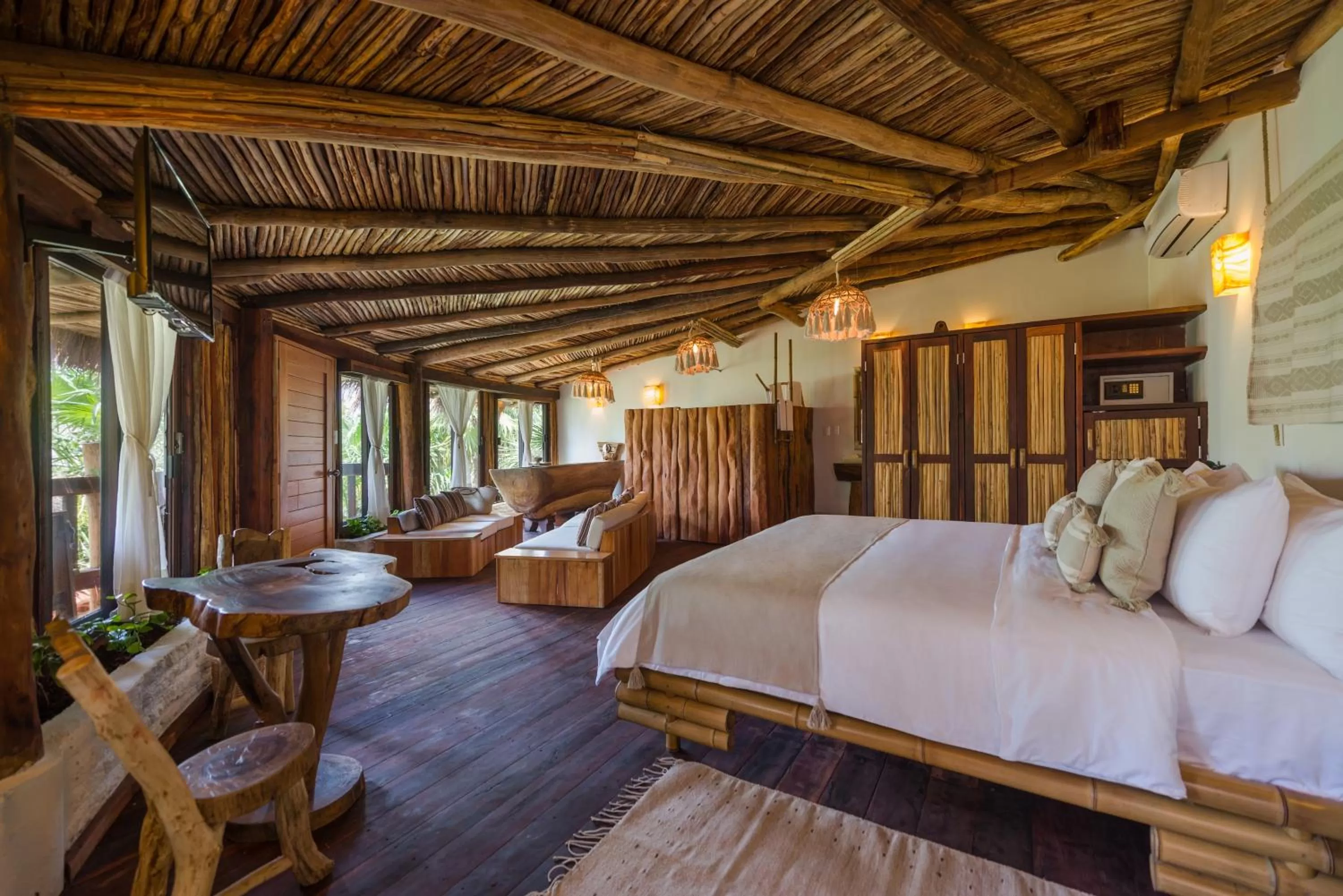 Bed in Kanan Tulum Hotel & Spa Adults Only Playground