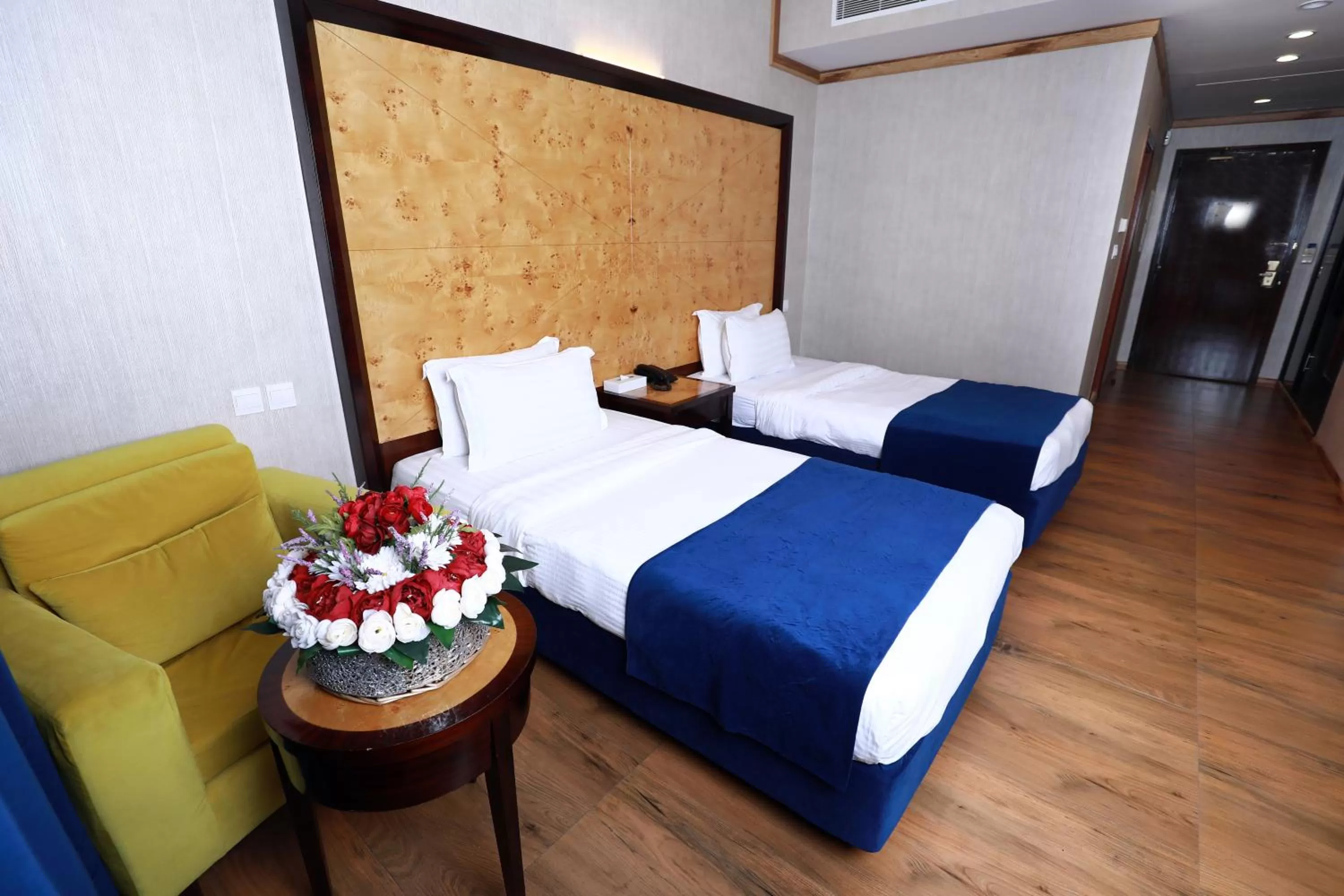 Bed in Hyatt Jeddah Continental Hotel