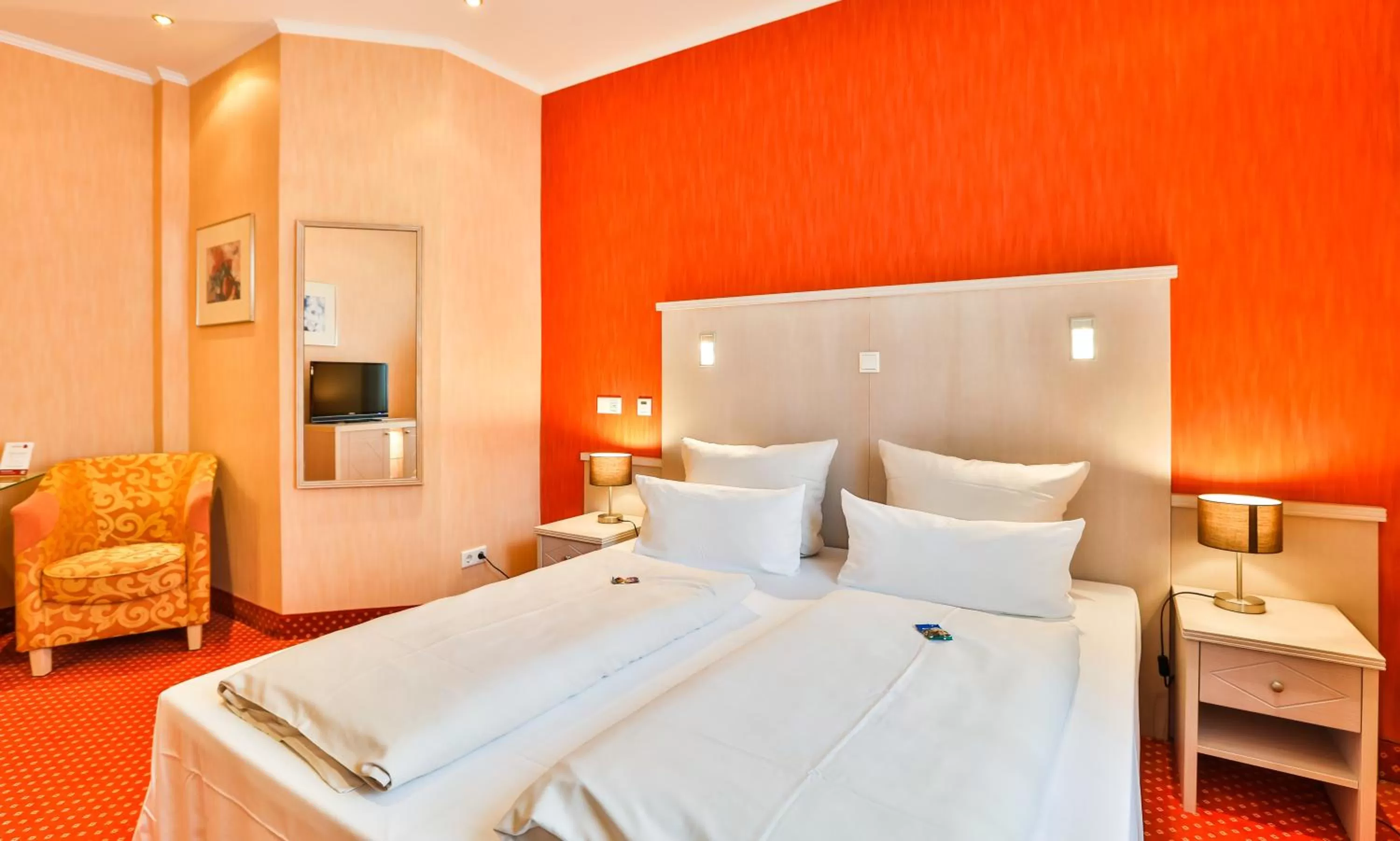 Bed in Hotel Stadt Kappeln