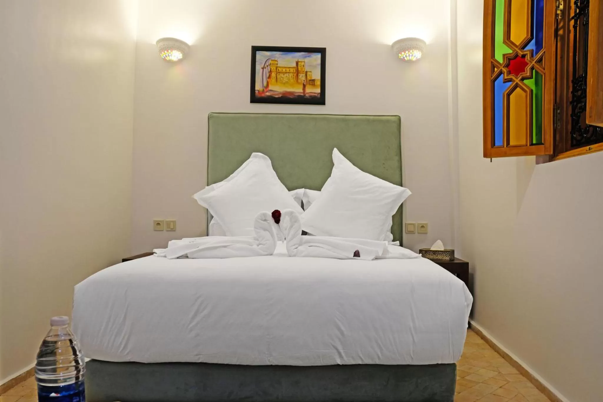 Bedroom, Bed in Riad ZANOUBA